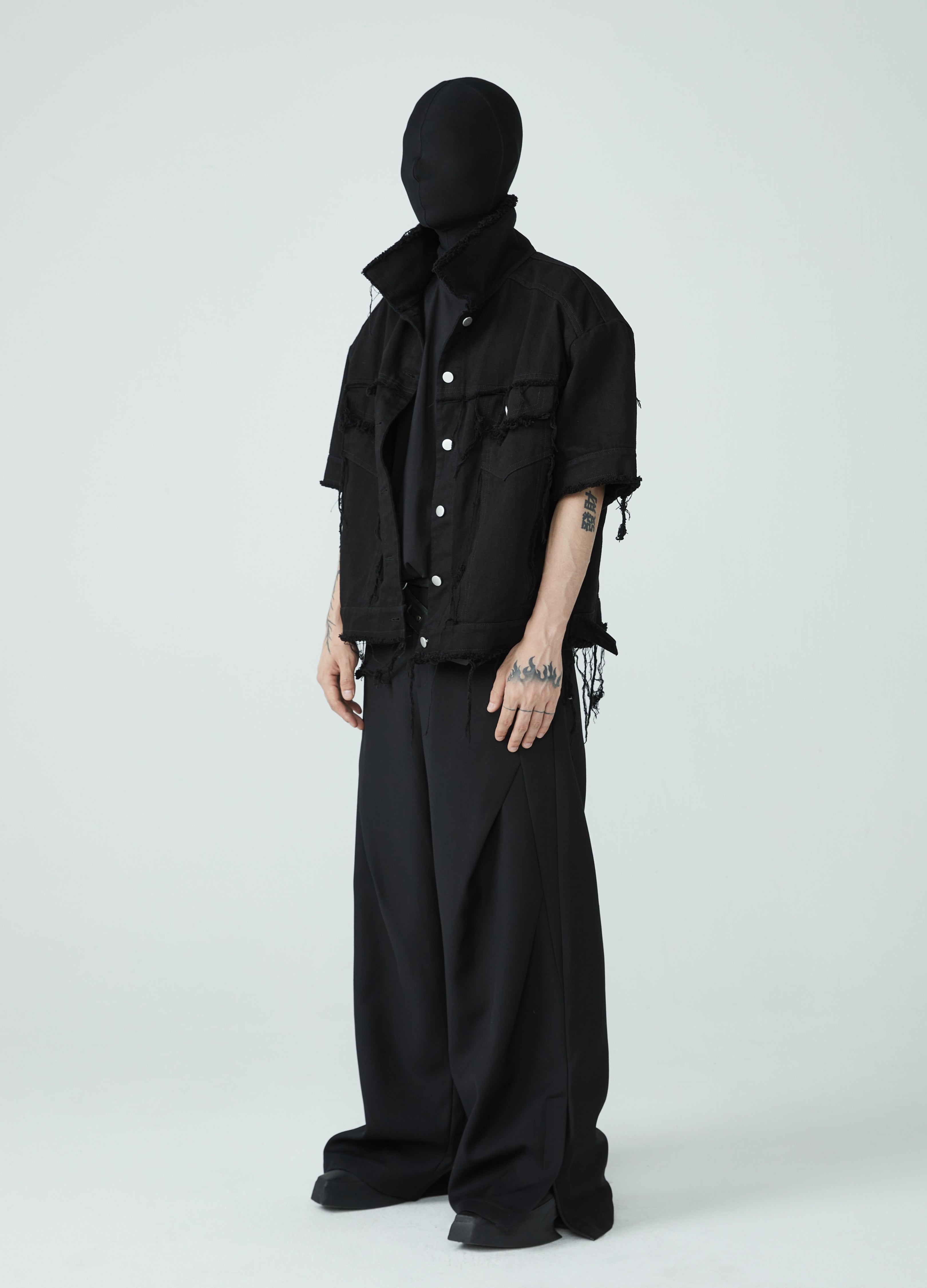 Pantaloni a gamba larga Guochao 23SS