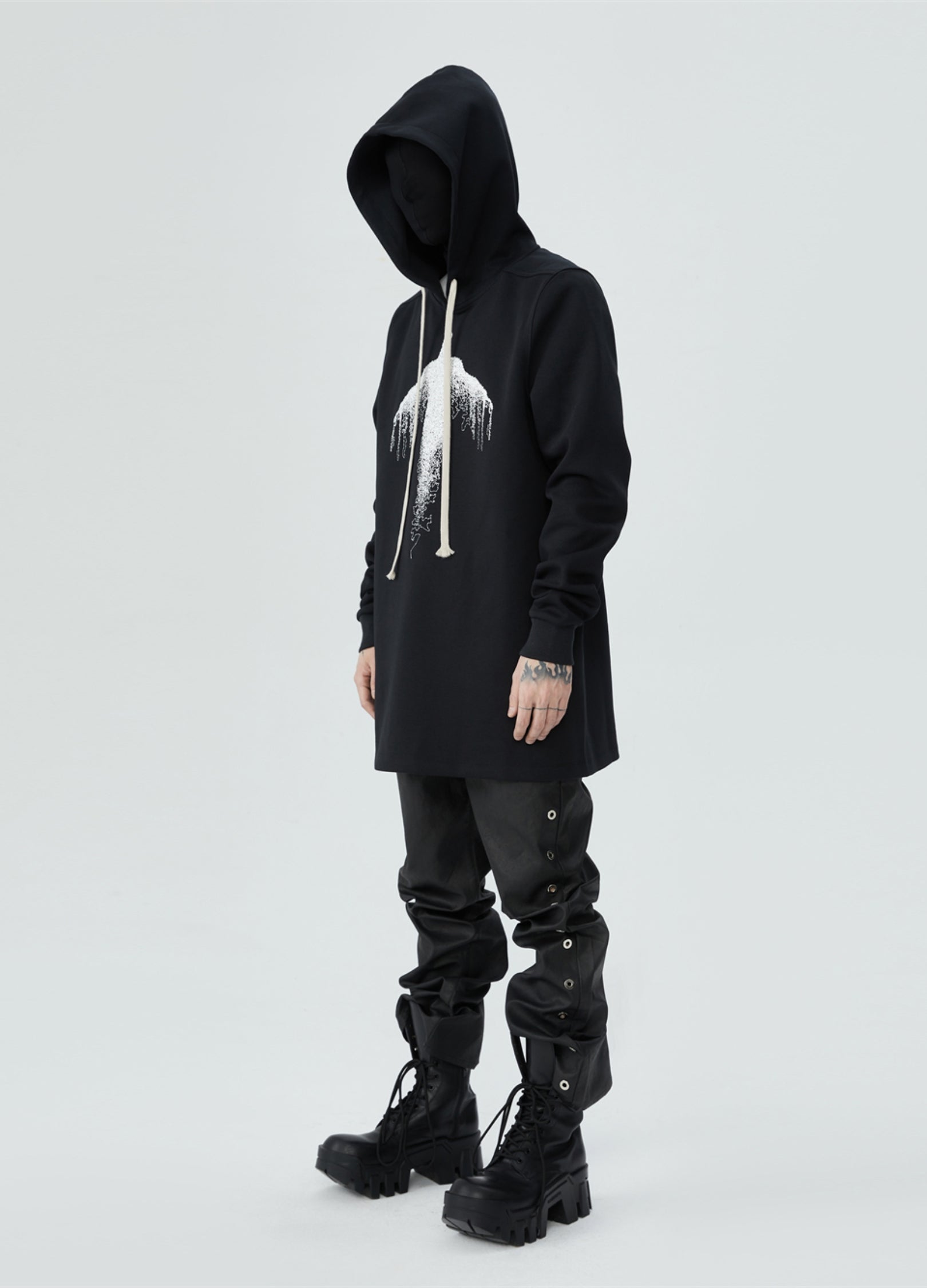 Felpa con cappuccio oversize Ethereal Guardian 23SS