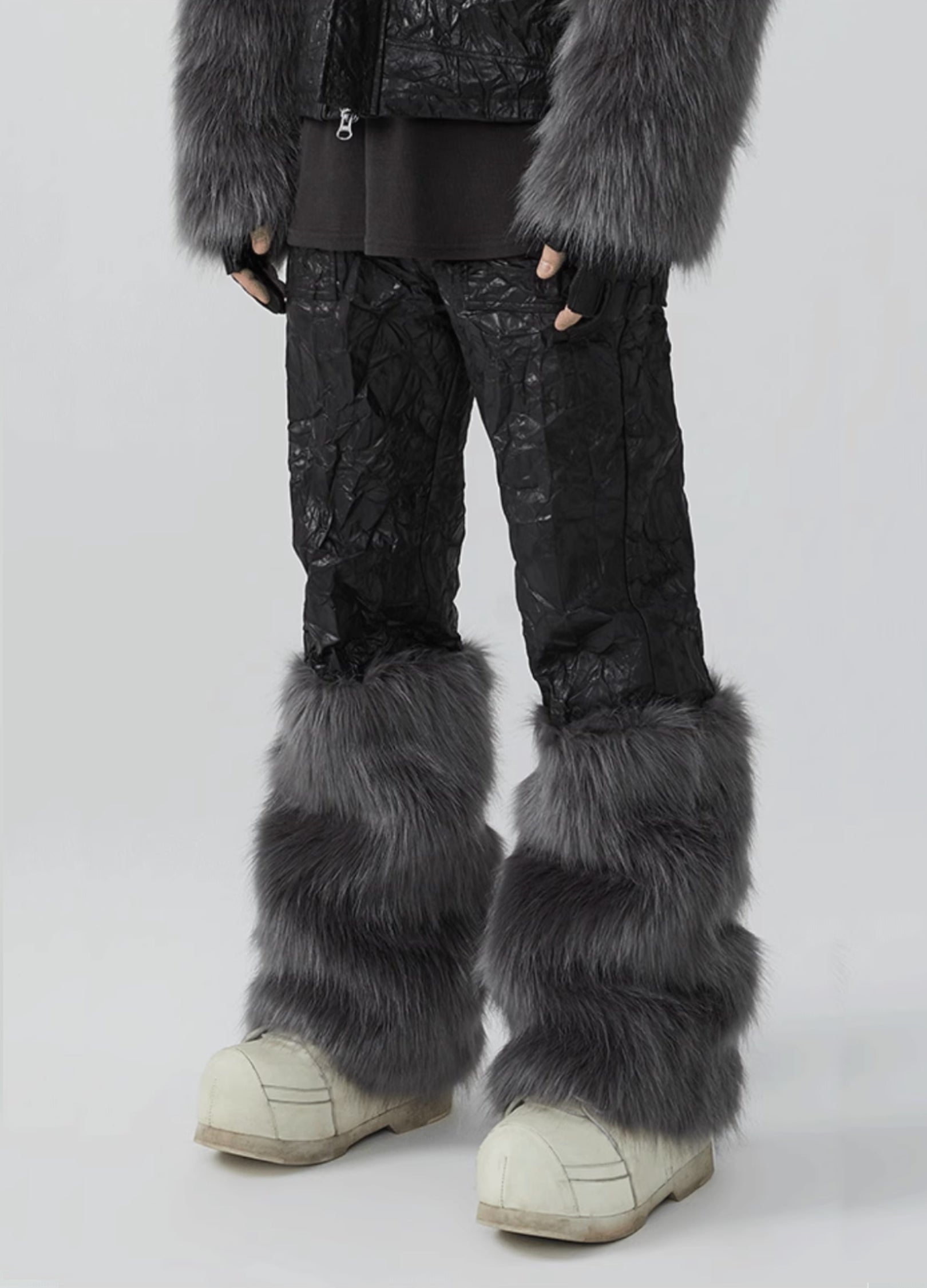 Completo Nightshade 22SS: pantaloni drappeggiati Vulpine