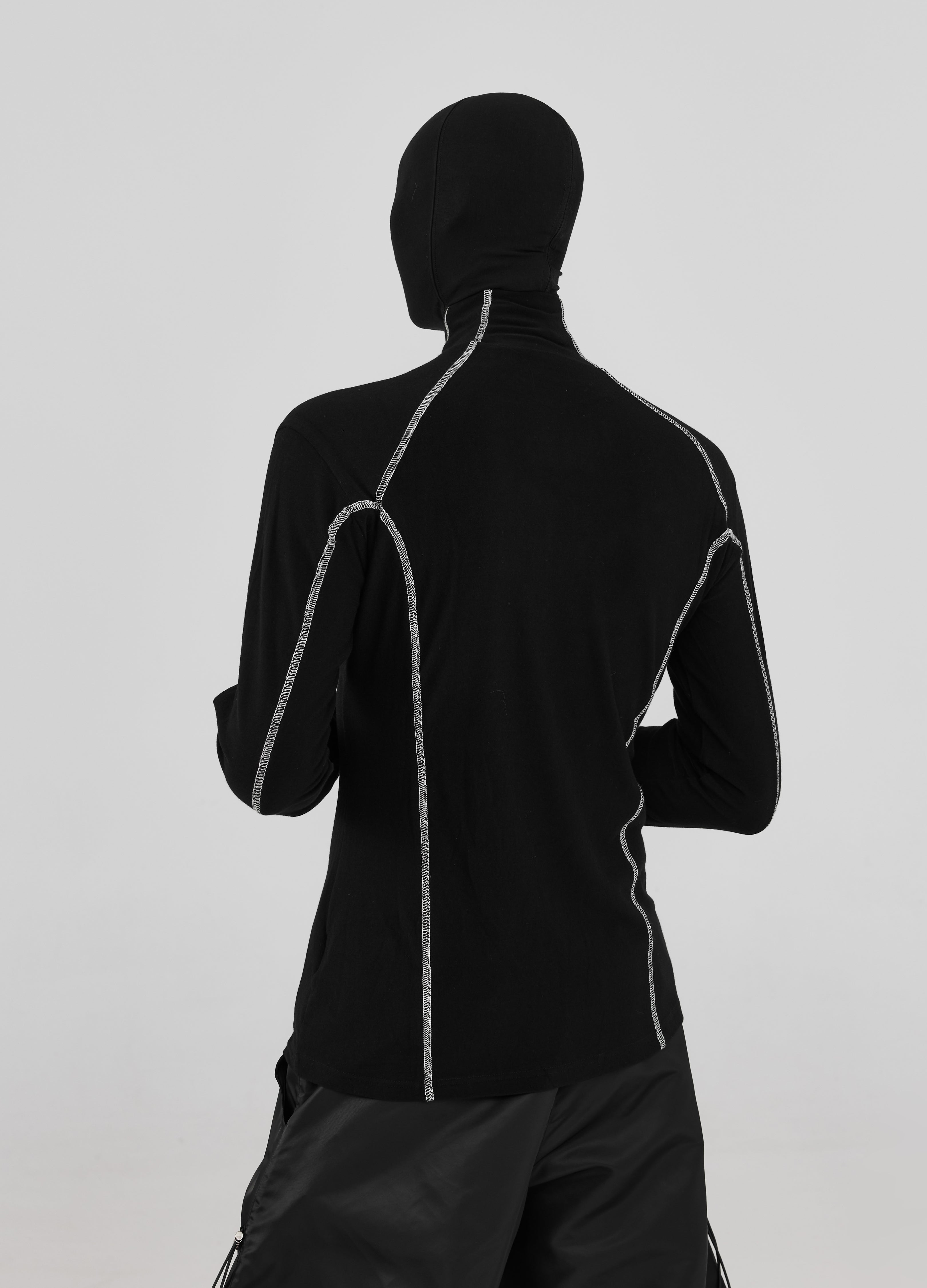 Maglietta a collo alto con filo 24FW