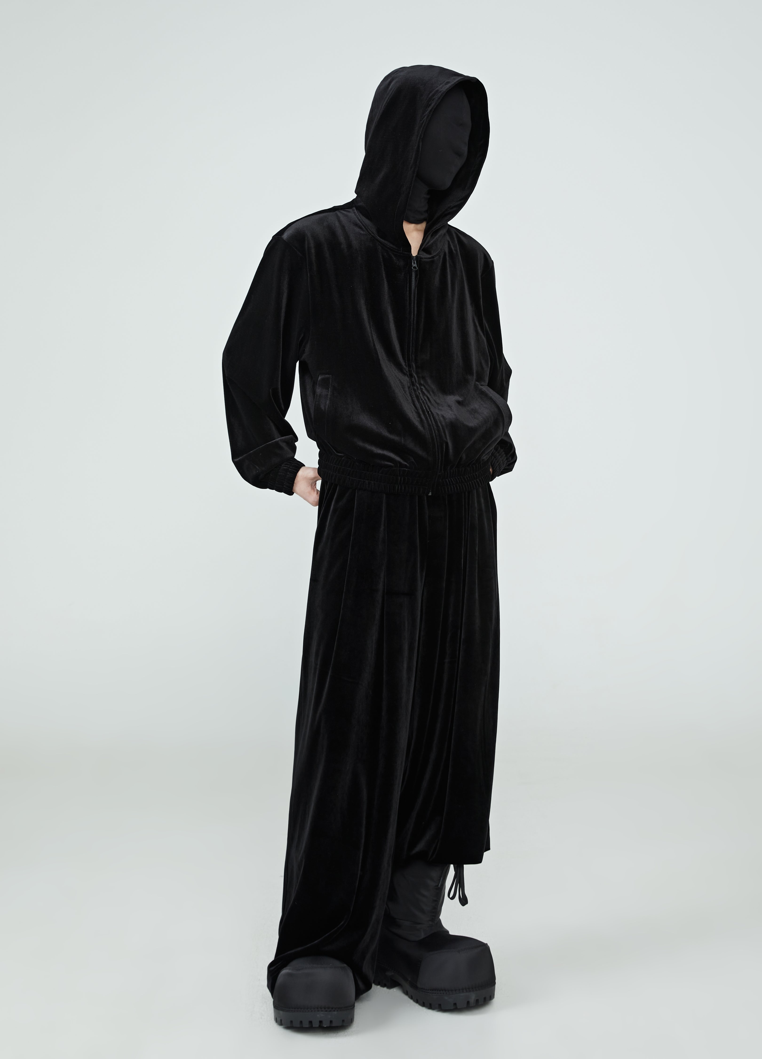 Giacca Voyager Velvet con cerniera 24SS