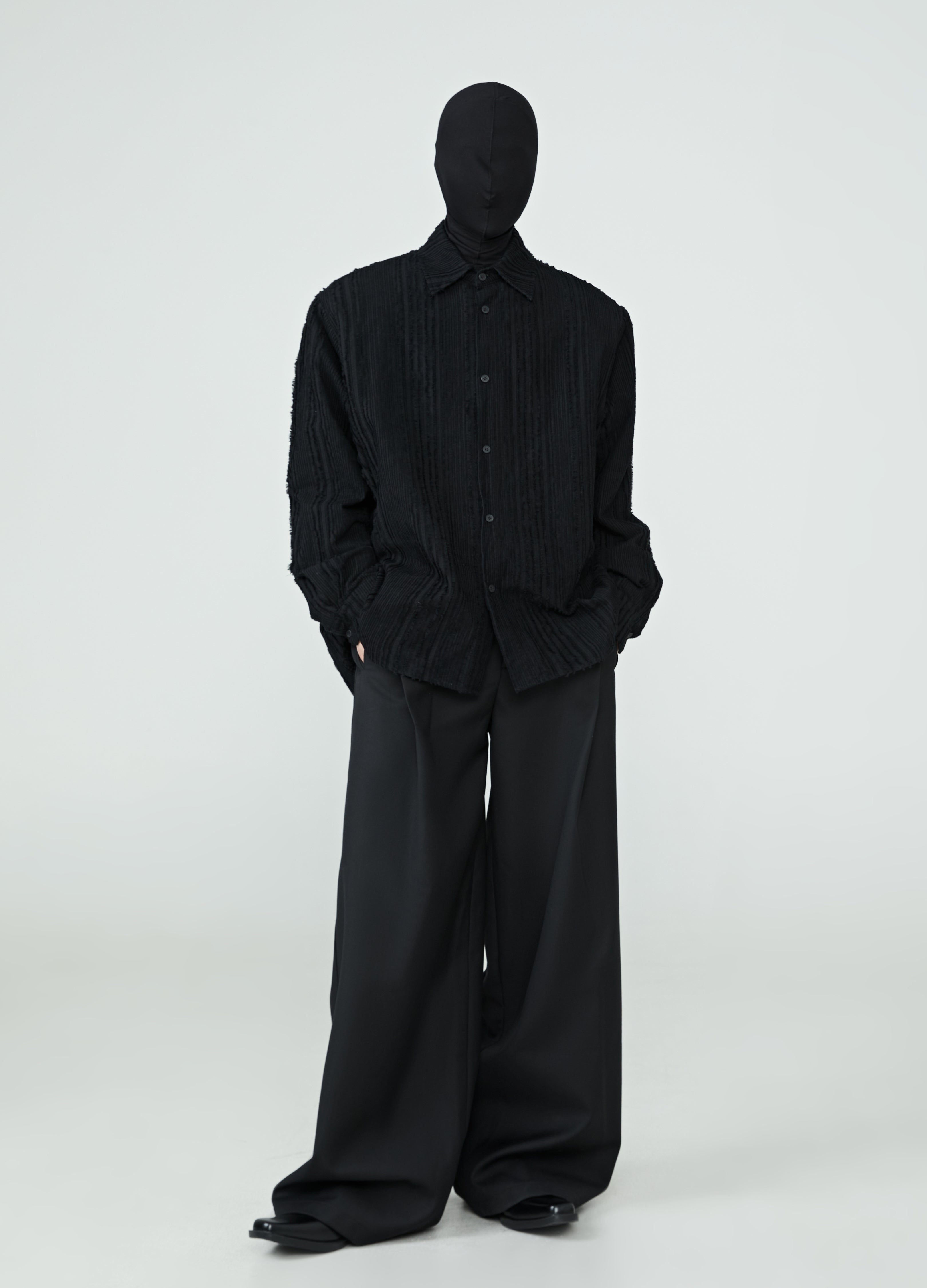 24SS Monochrome Muse Layered Shirt