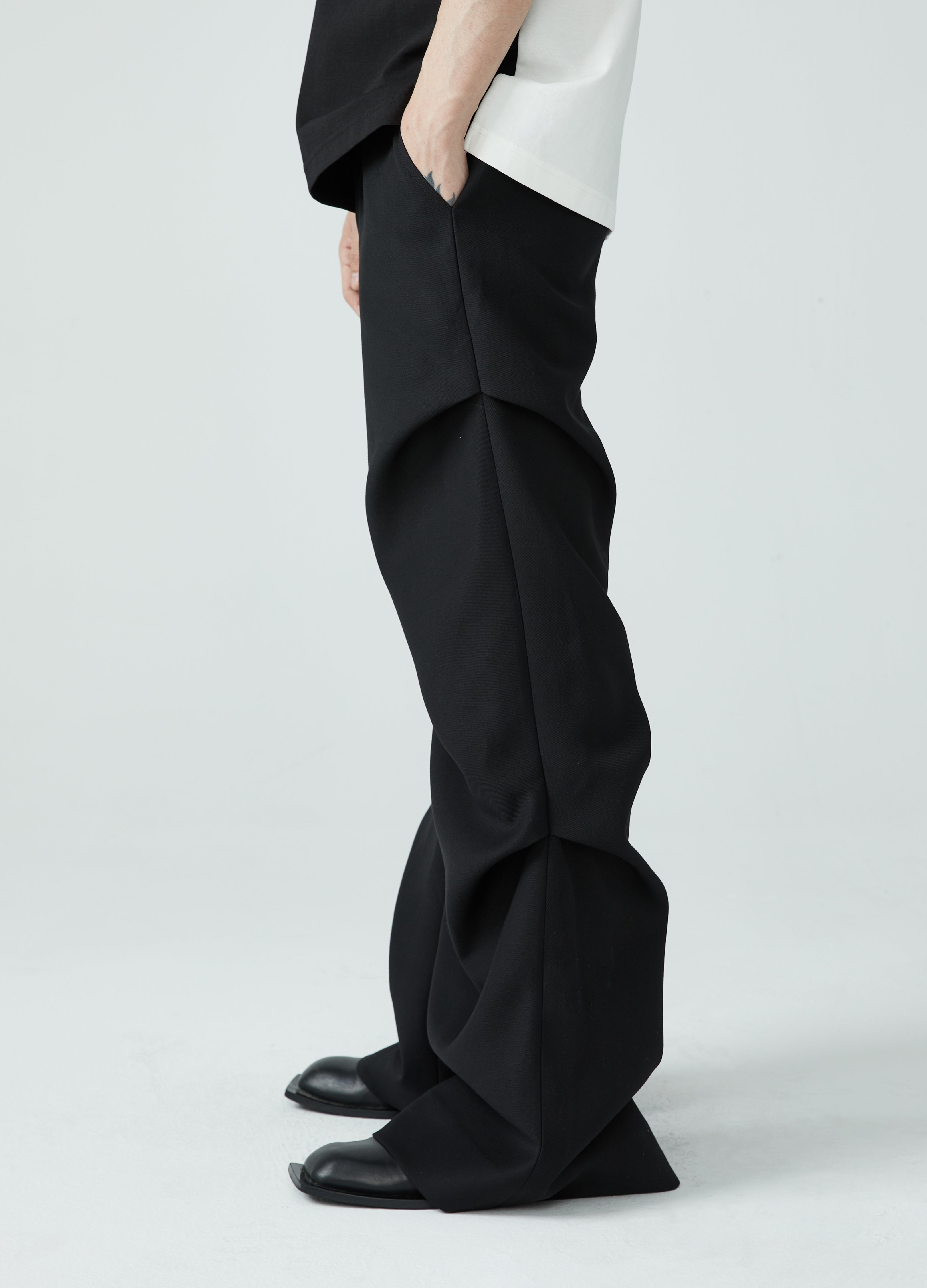 23SS Retrograde Wide Leg Bottoms