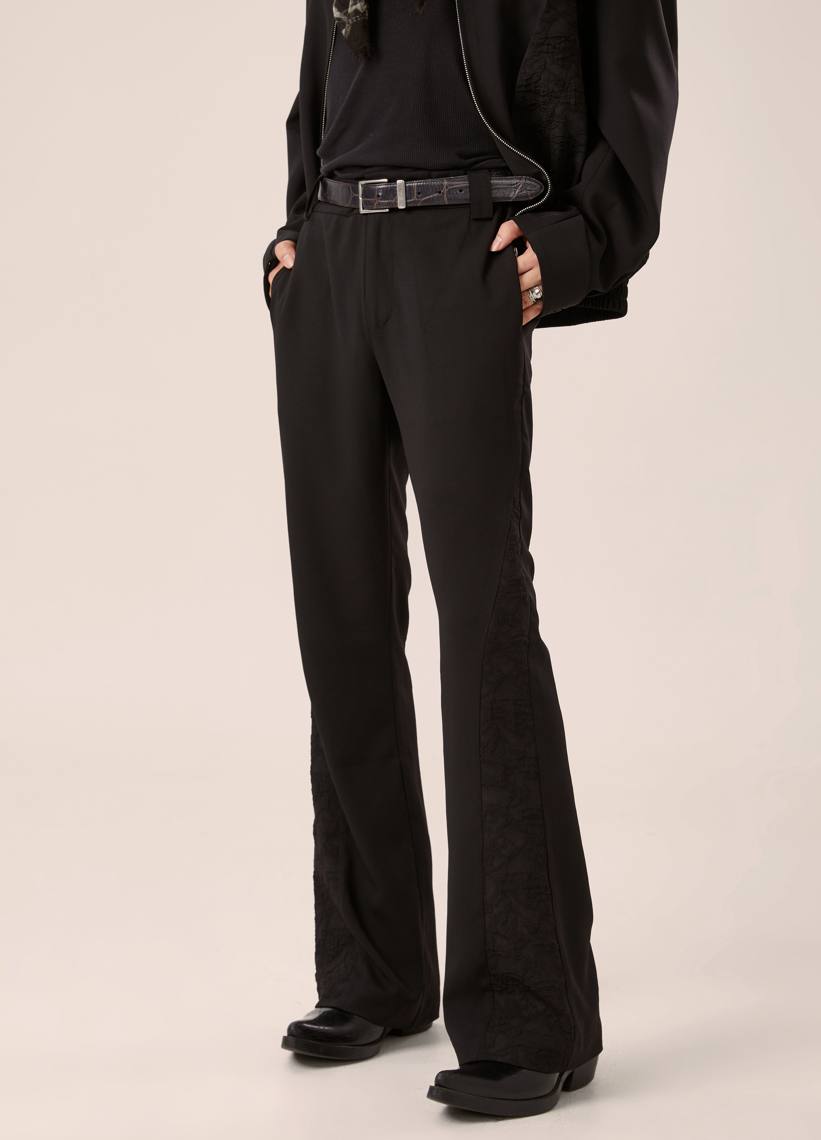 Pantaloni a zampa DP PARADIS 23AW ACETIC