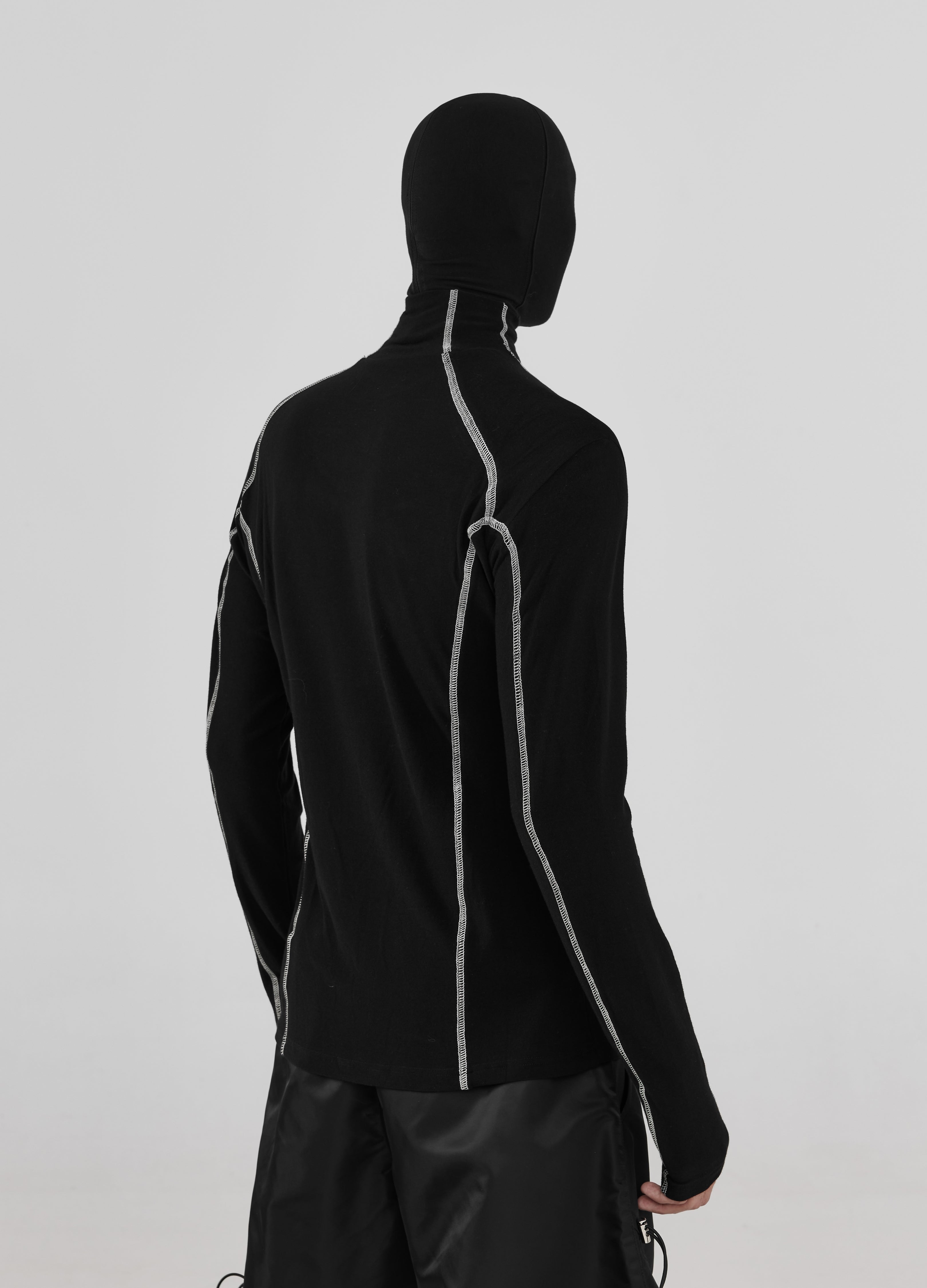 Maglietta a collo alto con filo 24FW