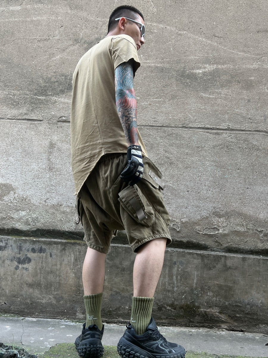 PANTALONCINI CARGO DRKLEI WASTELAND TECH