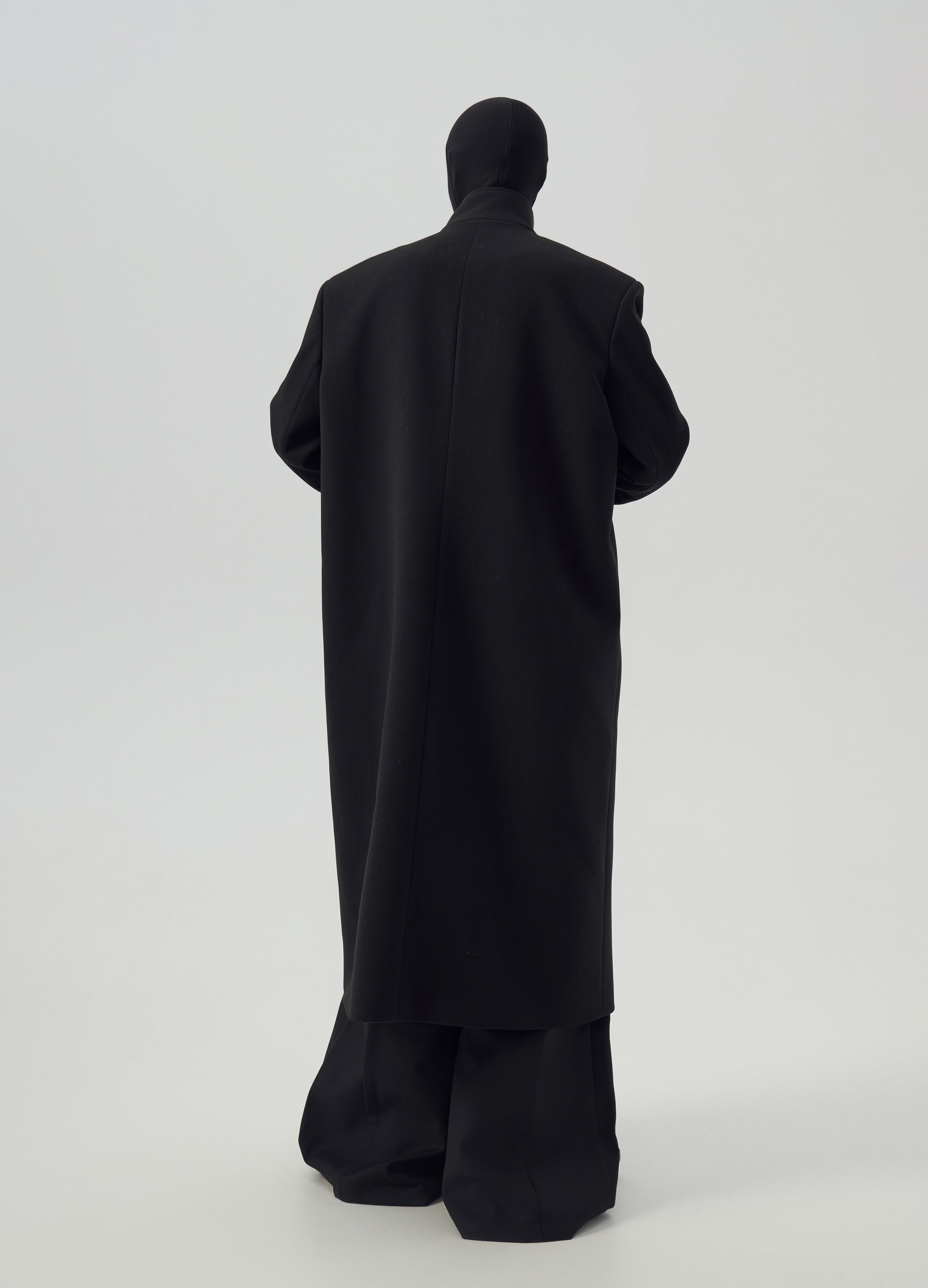 CAPPOTTO LUNGO CLASSICO CON COLLO ALTO 24FW