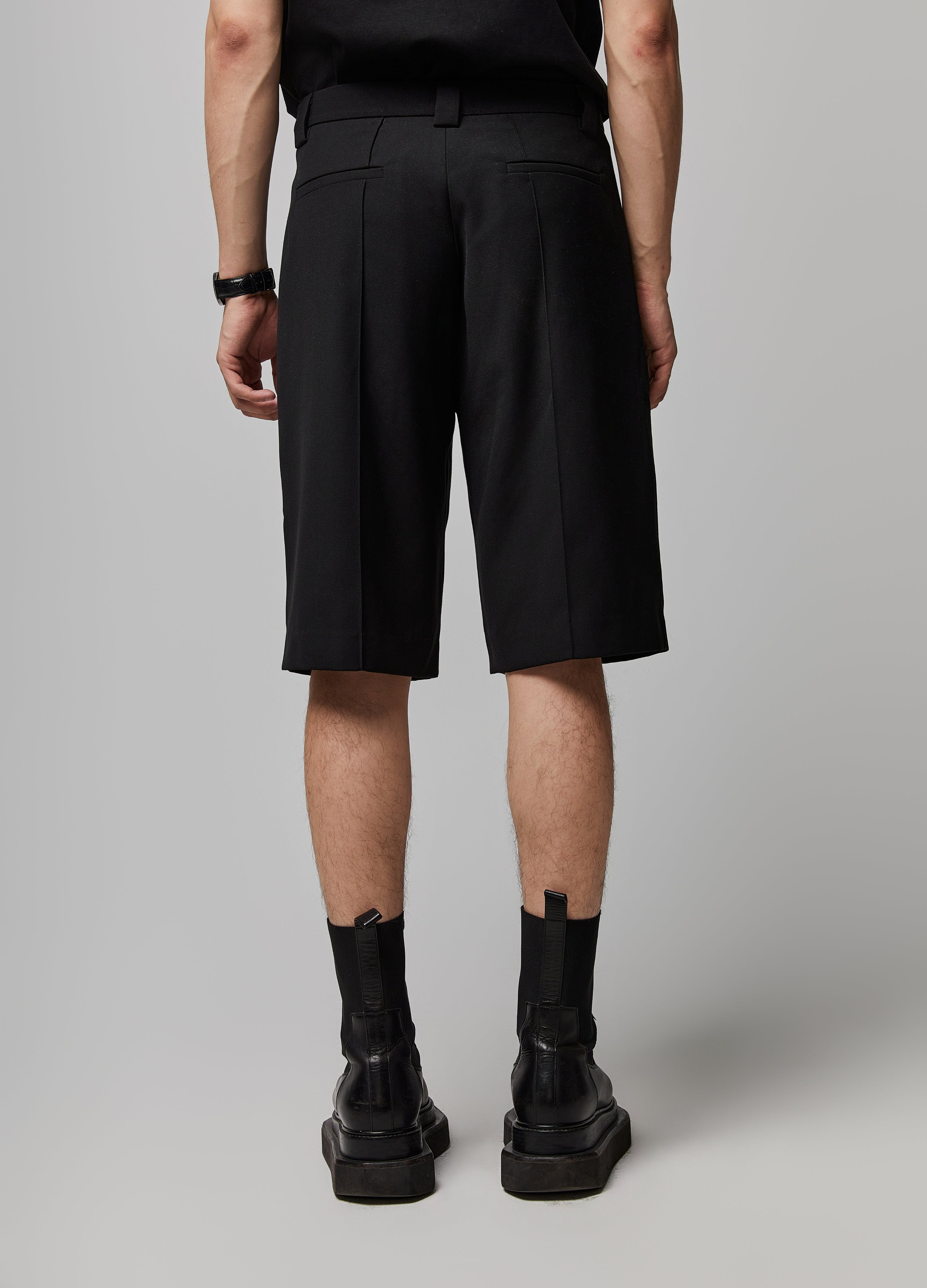 Pantaloncini da abito a trapezio 24SS