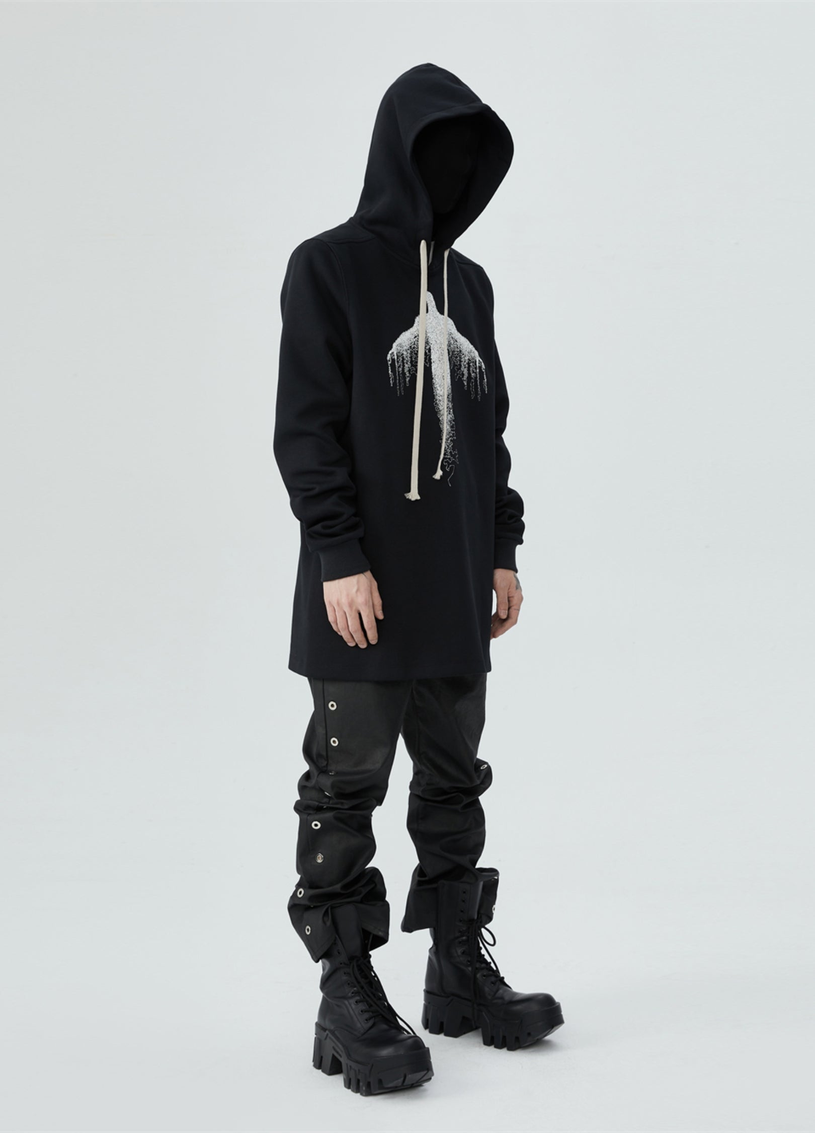 Felpa con cappuccio oversize Ethereal Guardian 23SS