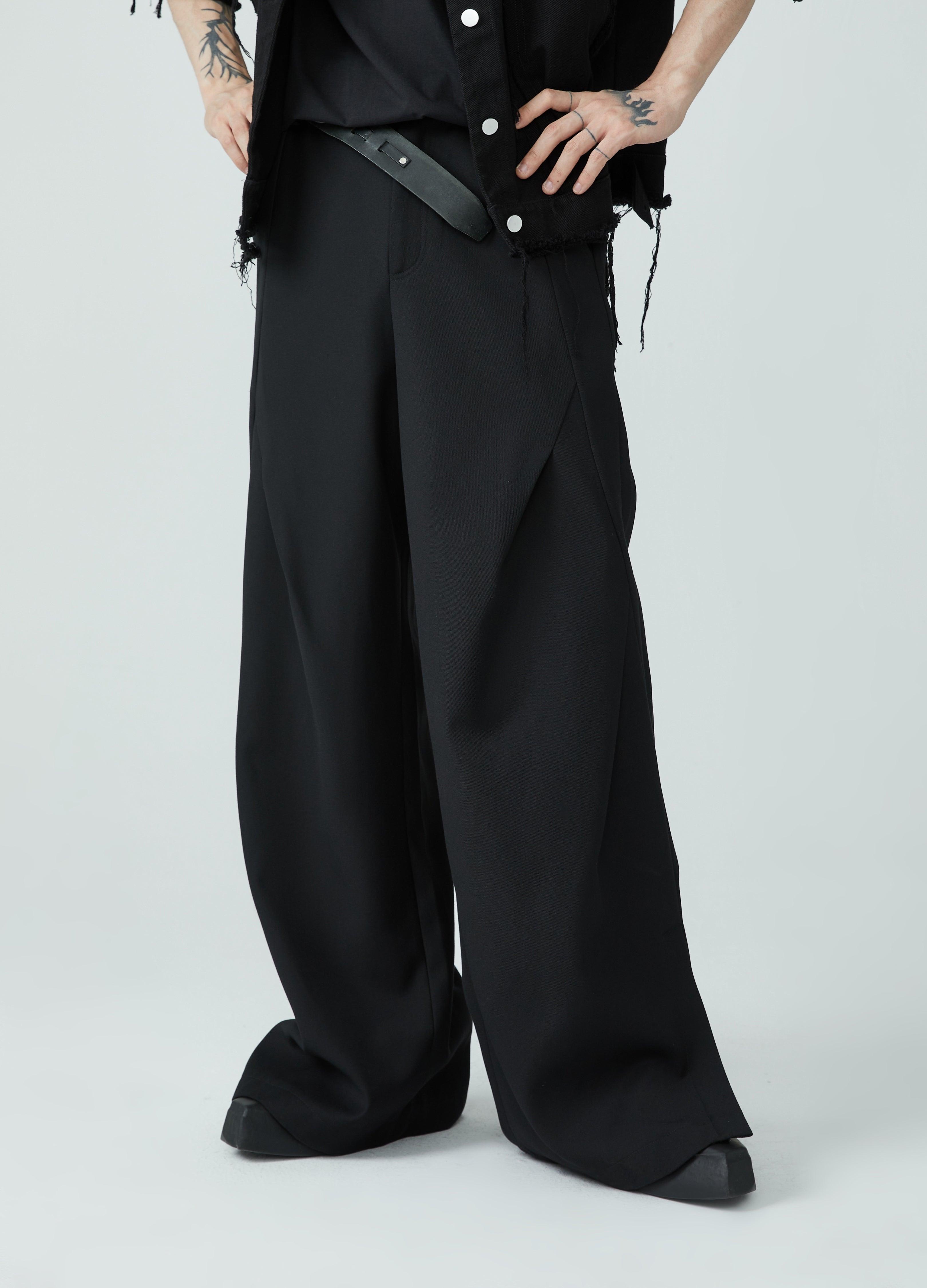 Pantaloni a gamba larga Guochao 23SS