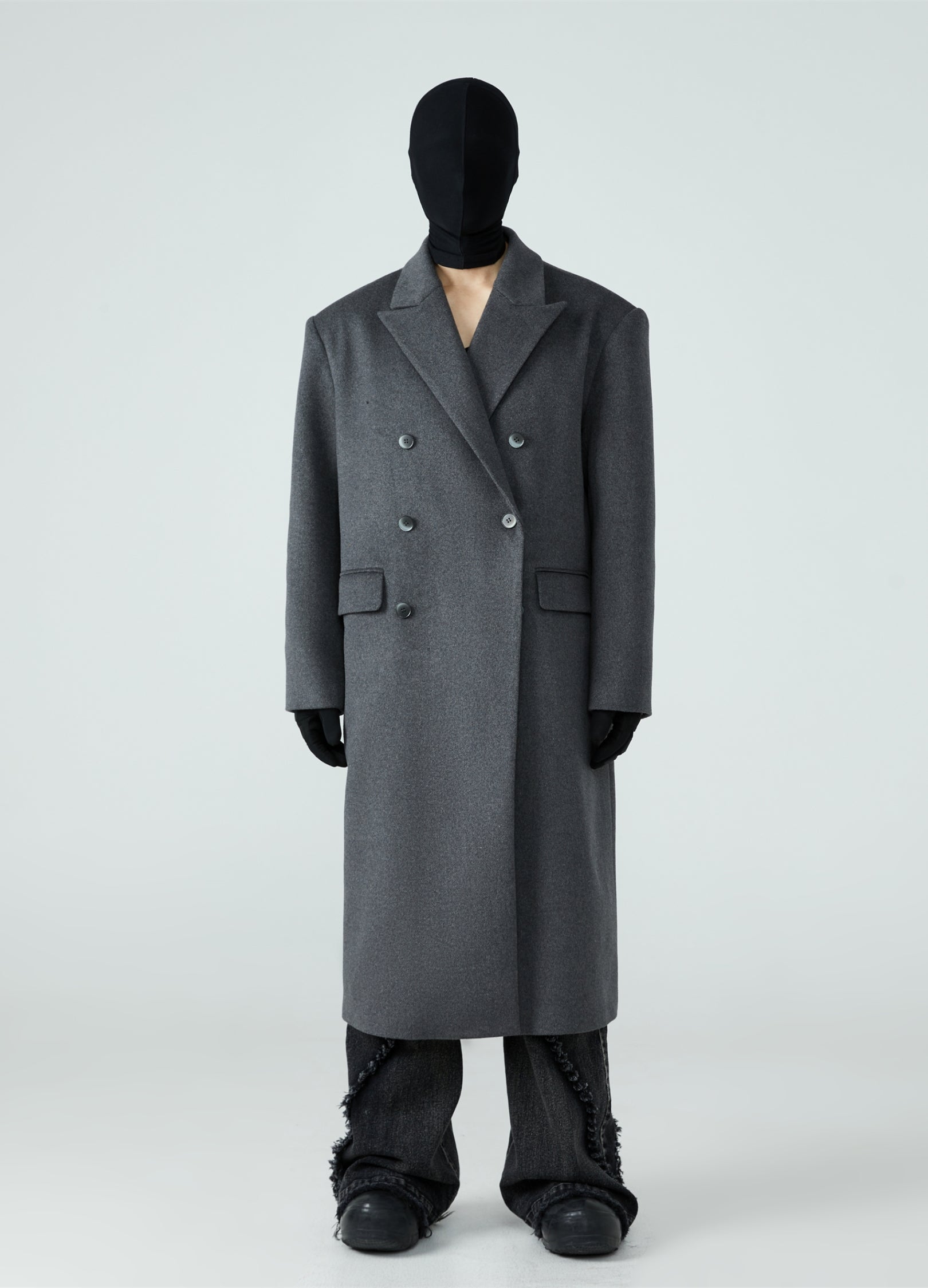 23FW Double-Breasted Cashmere Coat
