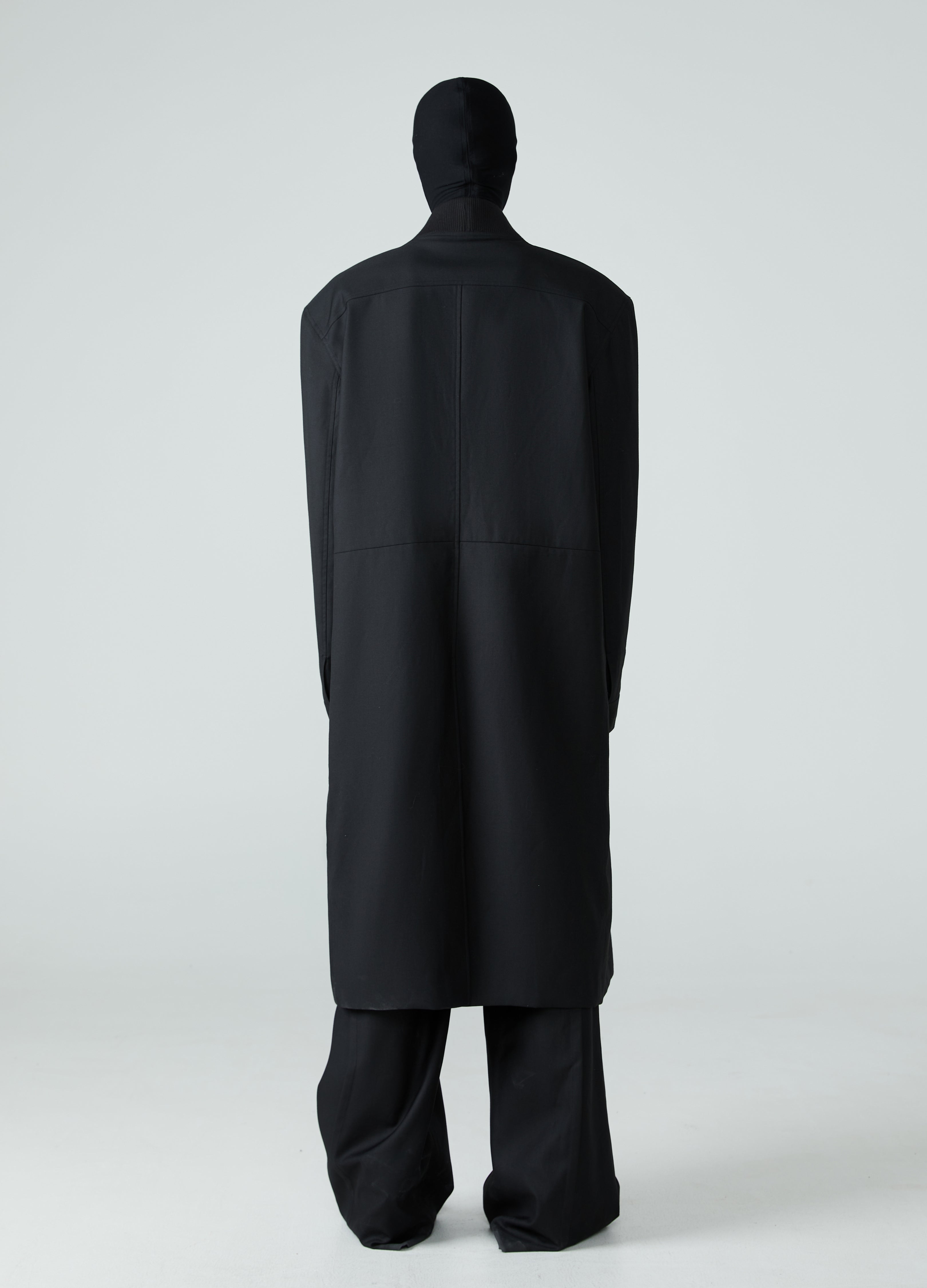 Cappotto antivento a coste con scollo a V 23FW