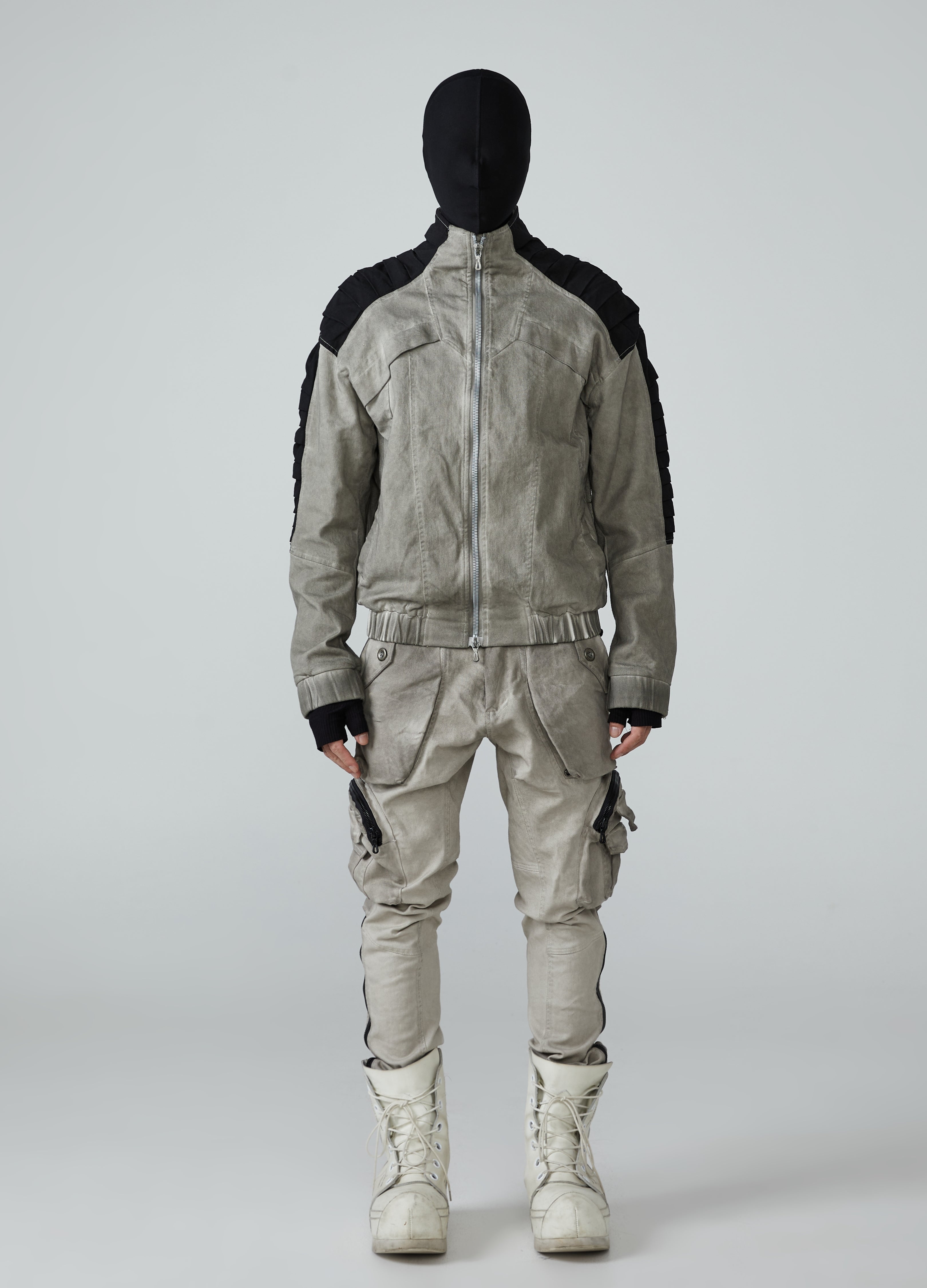 Giacca corta Wasteland Spliced Distressed