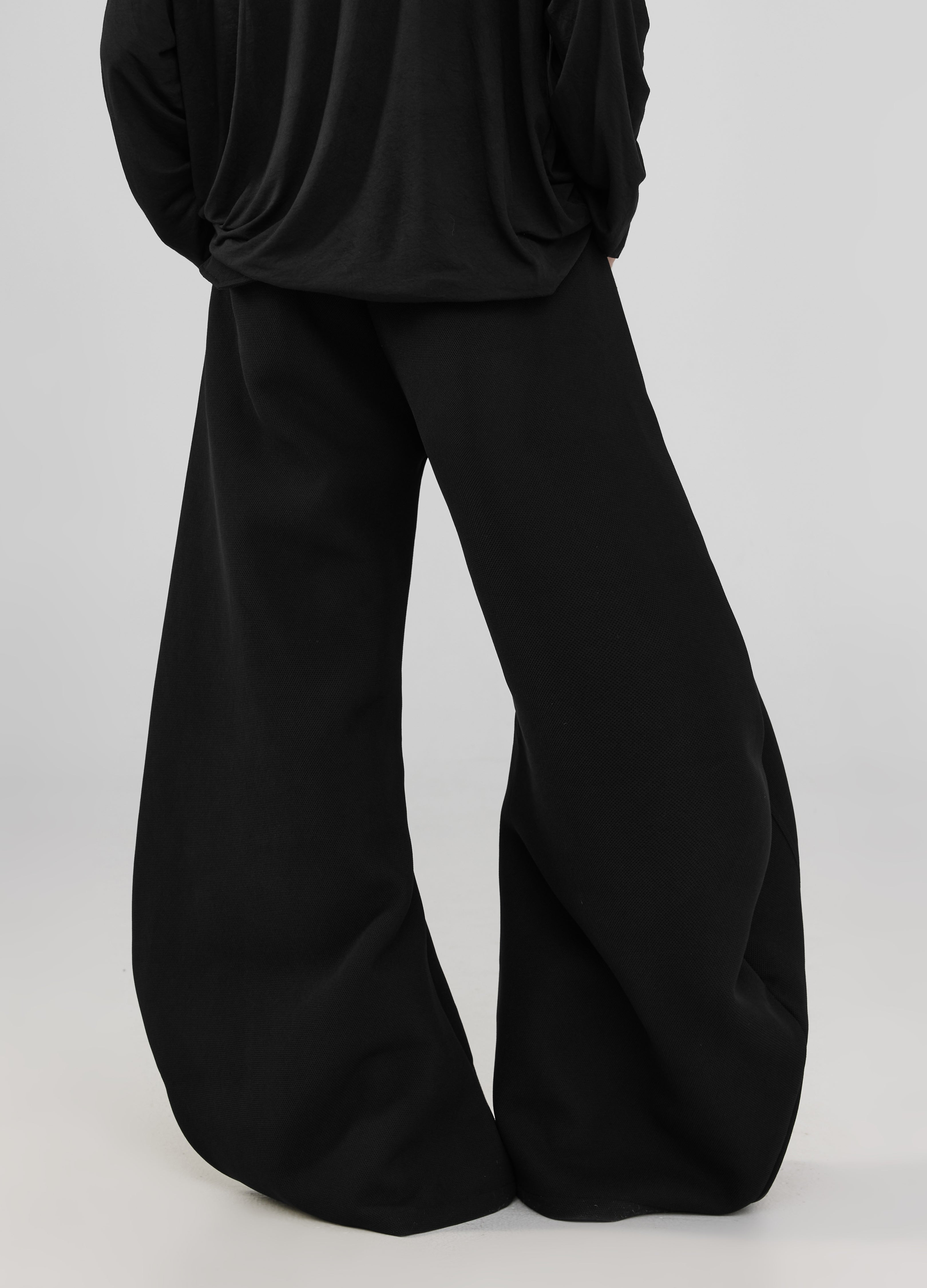 Pantaloni di lana ultra larghi 24FW