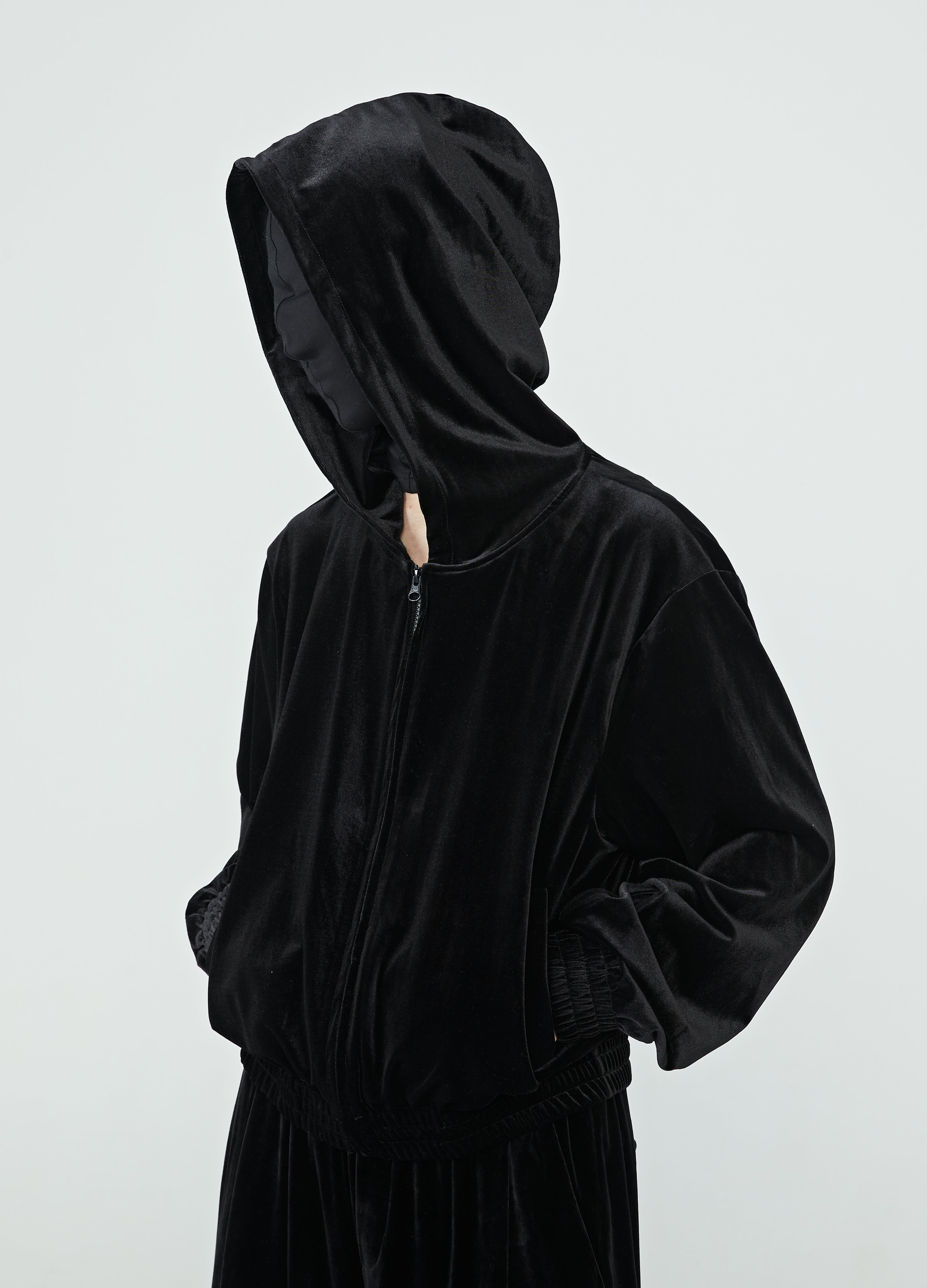 Giacca Voyager Velvet con cerniera 24SS