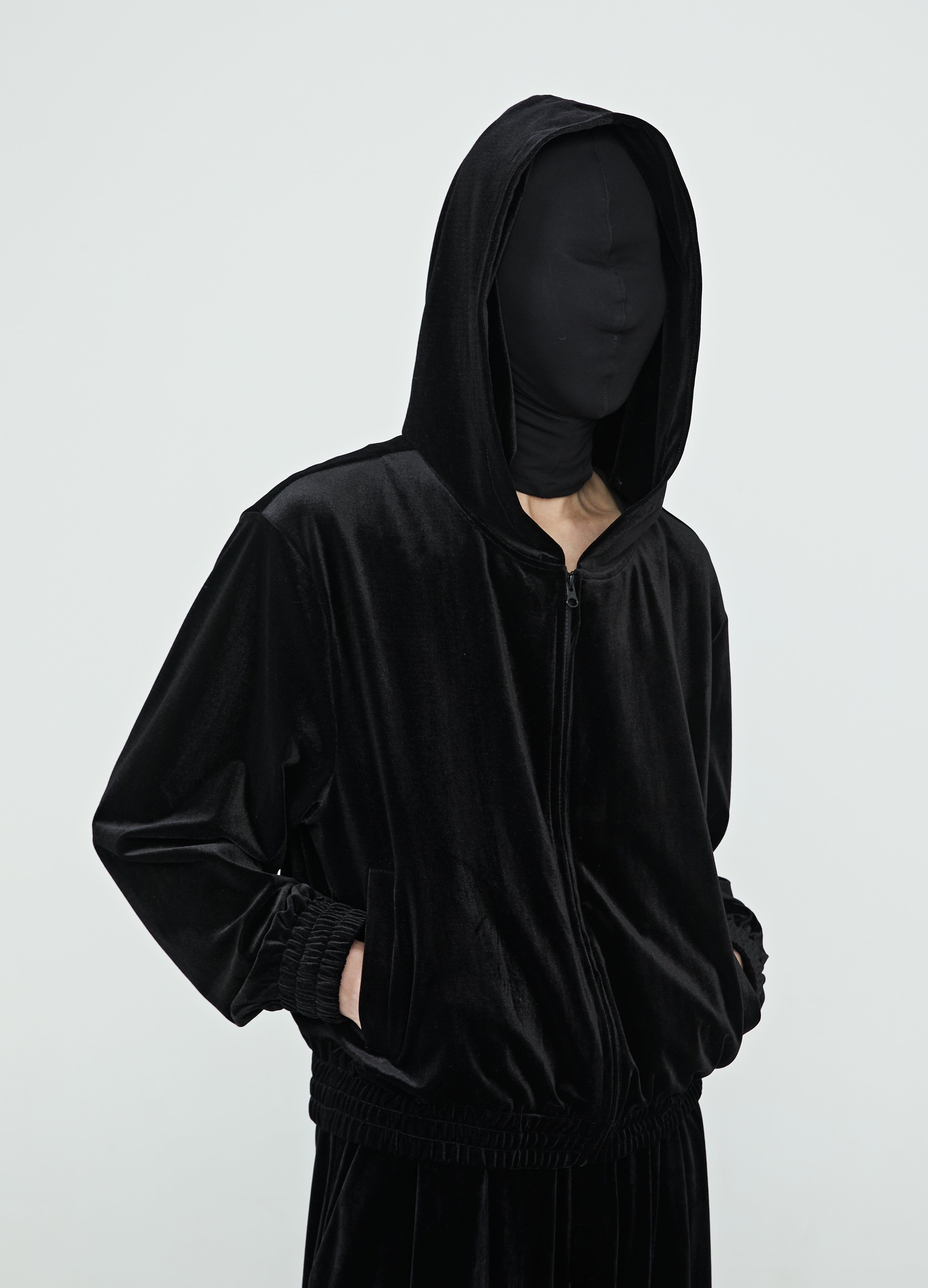 Giacca Voyager Velvet con cerniera 24SS