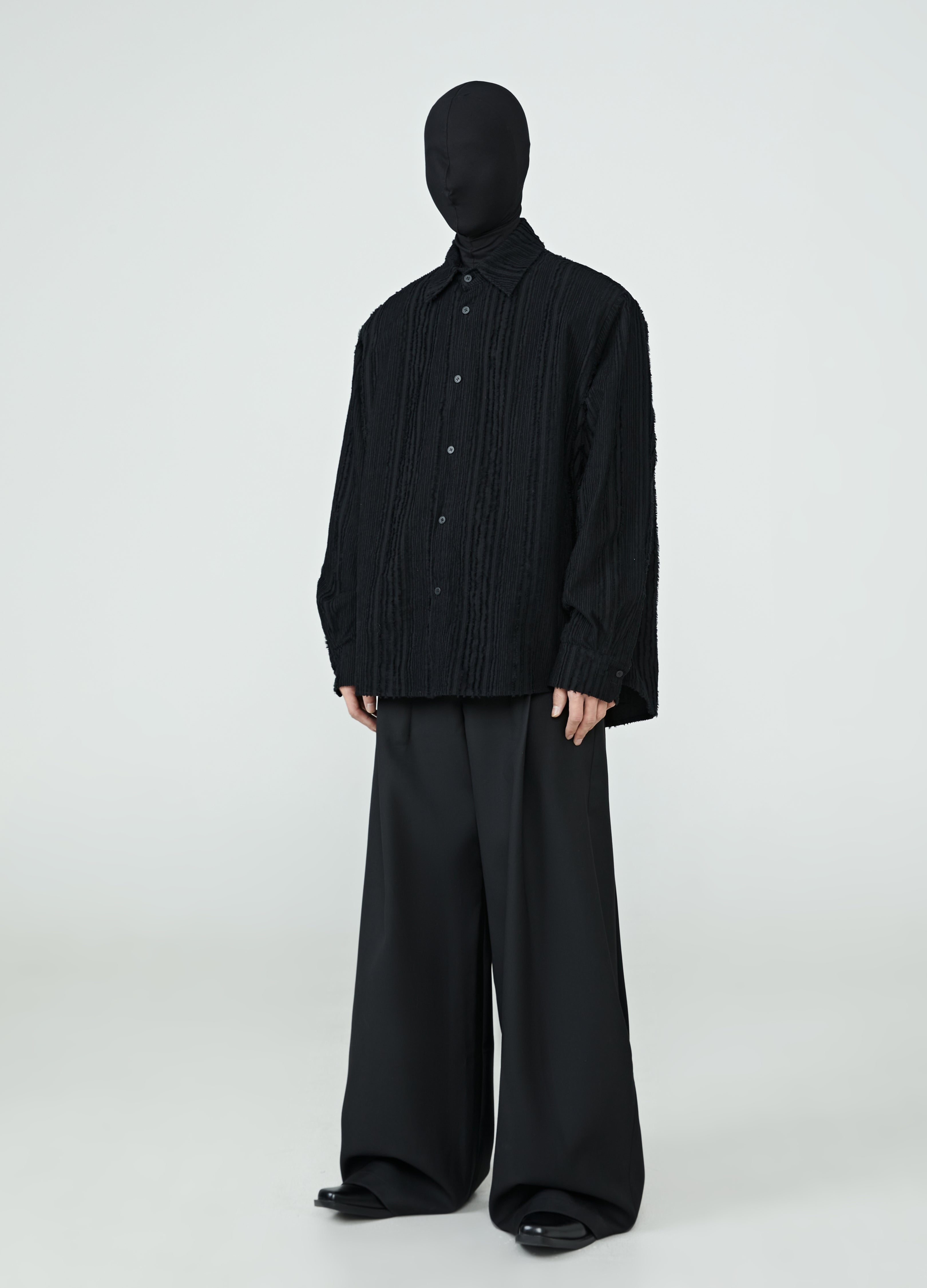 24SS Monochrome Muse Layered Shirt