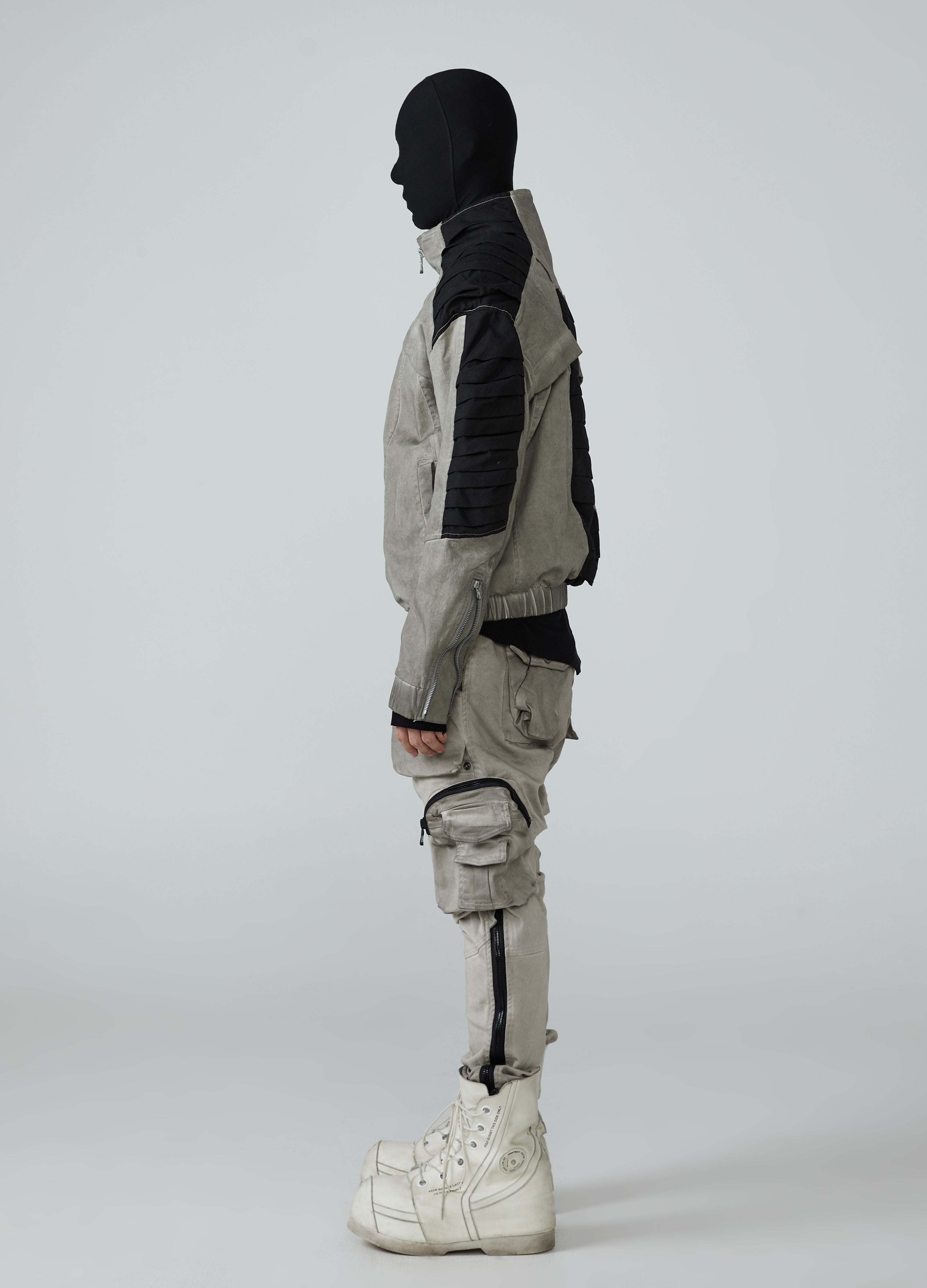 Giacca corta Wasteland Spliced Distressed