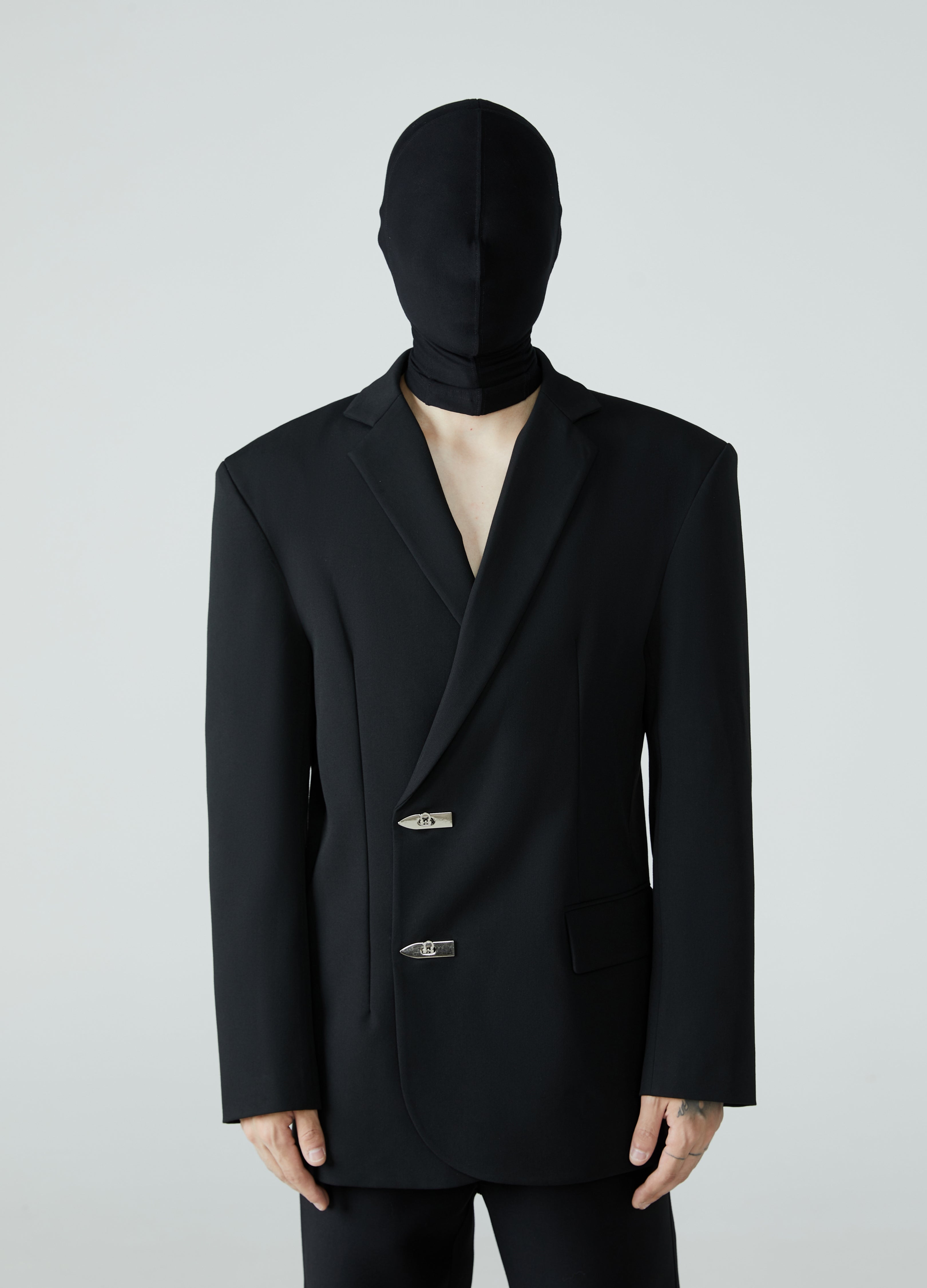 Giacca da abito slim fit con spalle strutturate 23FW