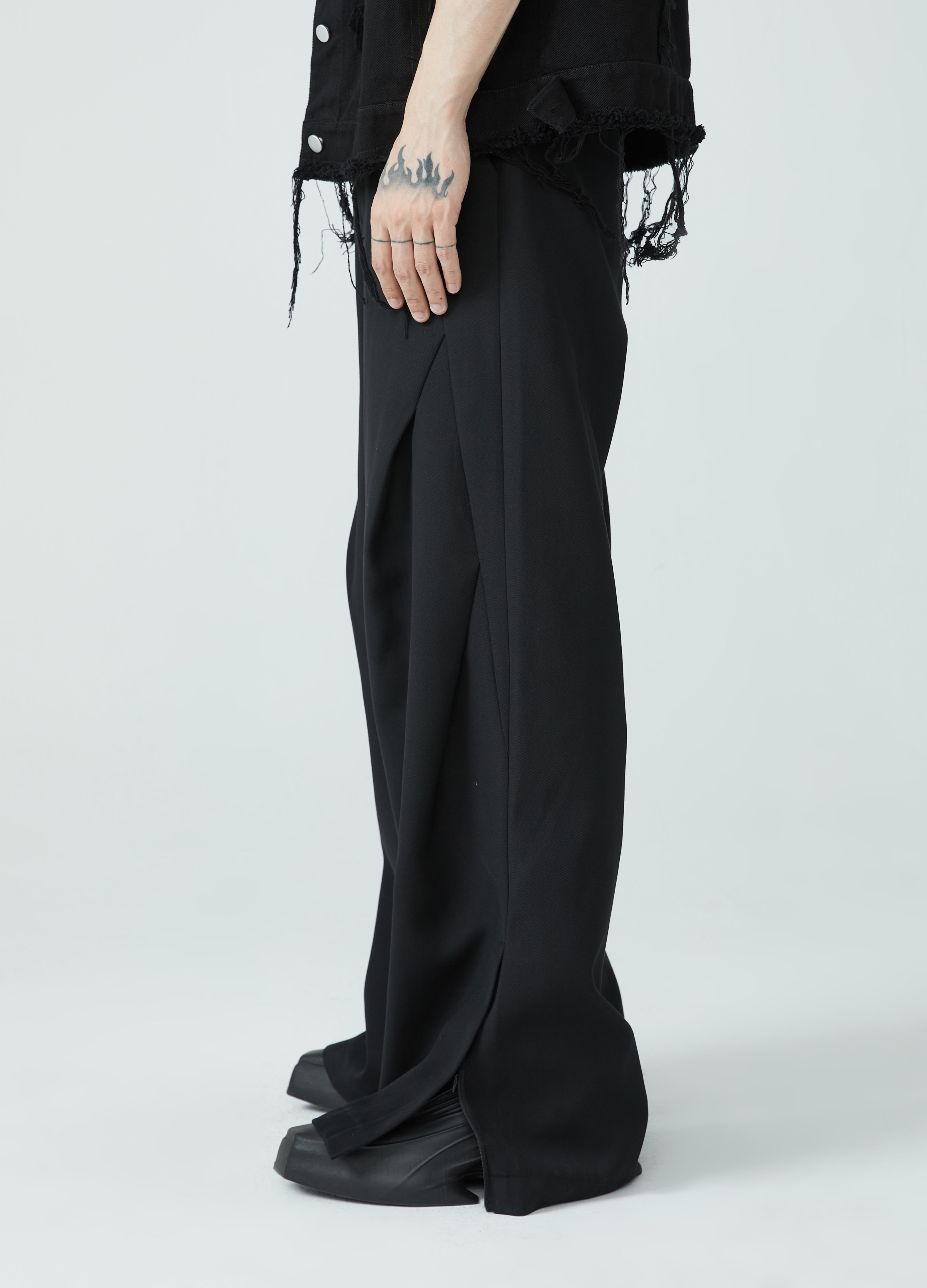 Pantaloni a gamba larga Guochao 23SS