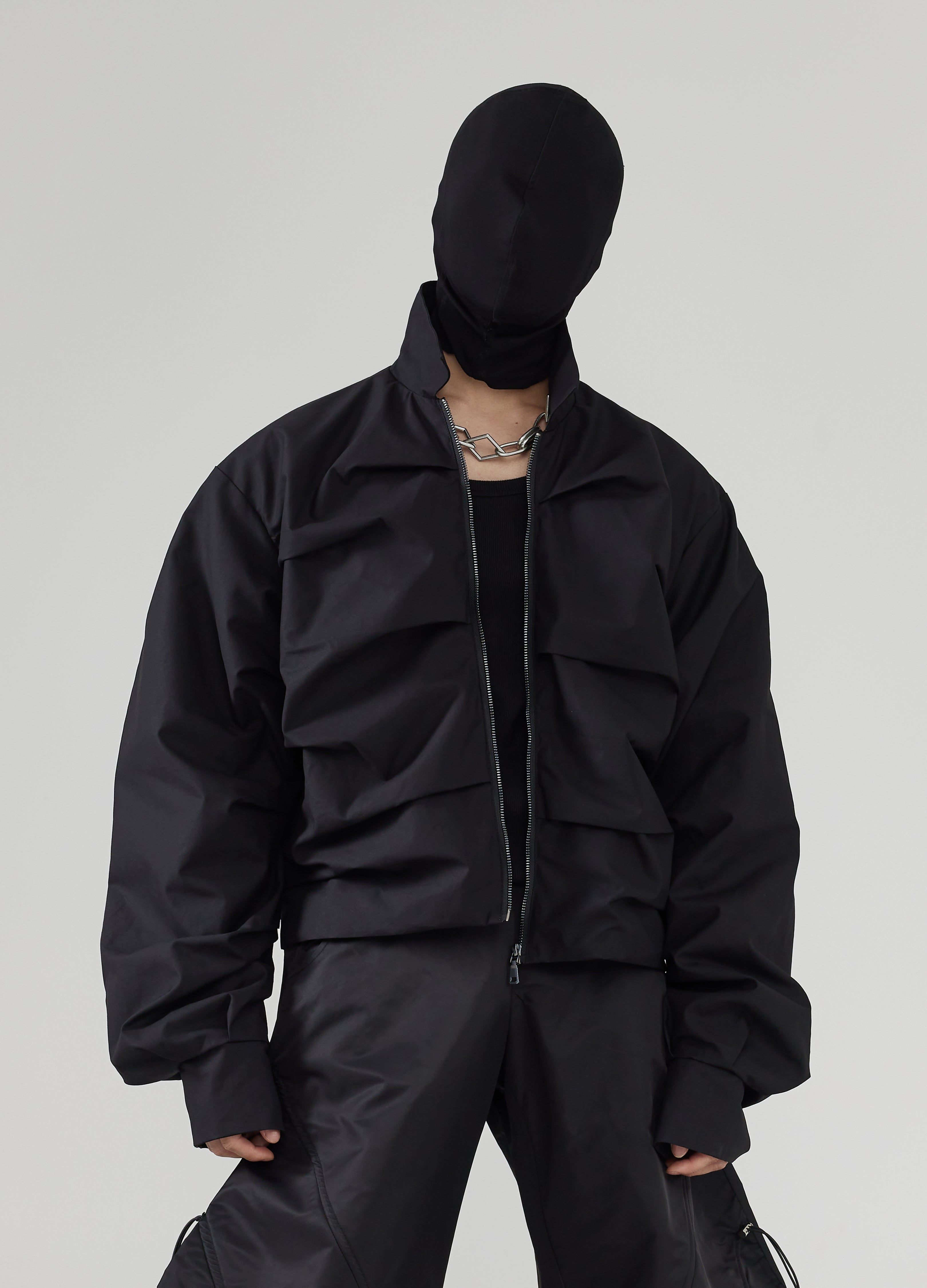 Giacca a pieghe a strati 24FW