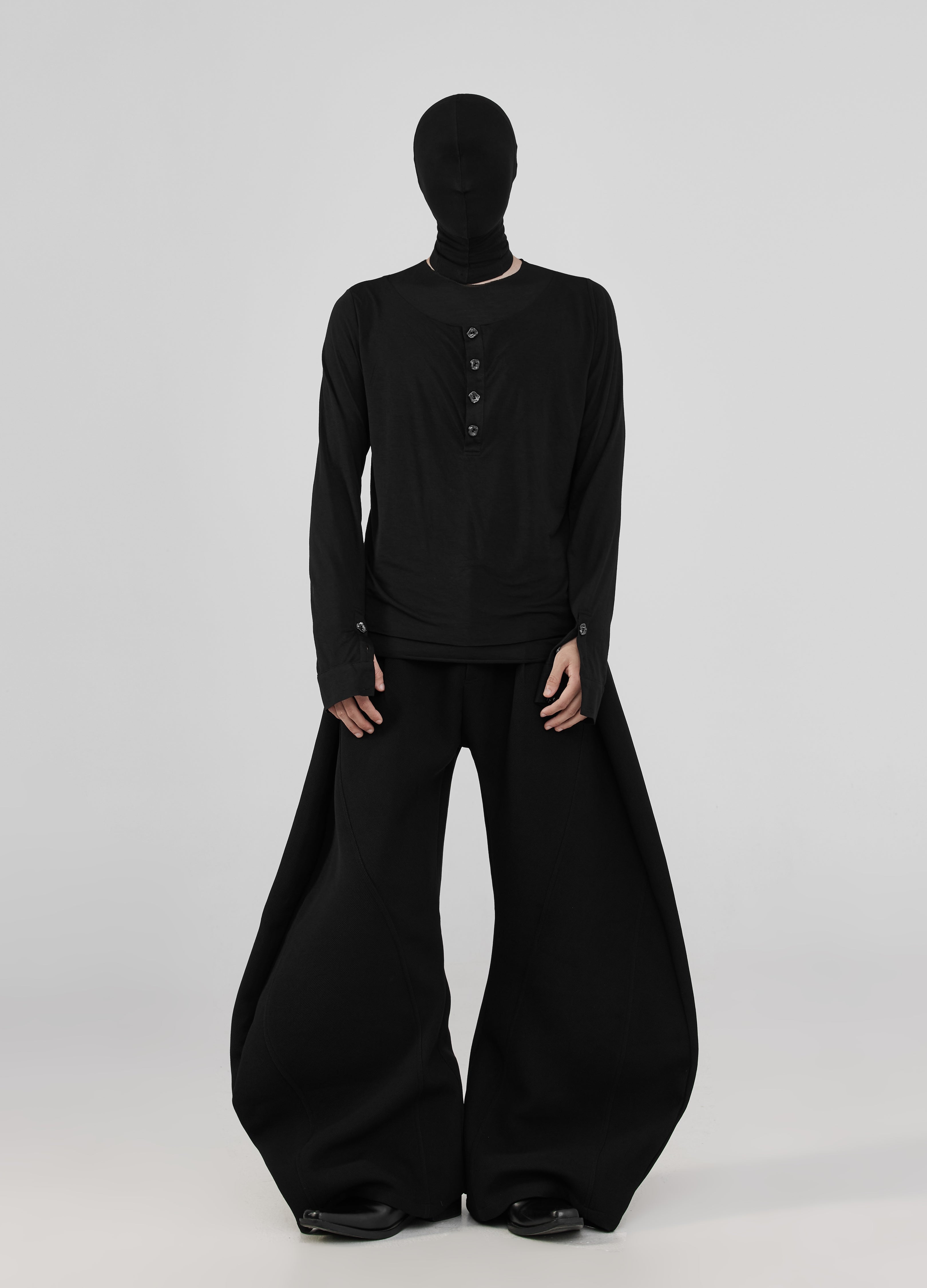 Maglia Henley a strati 24FW