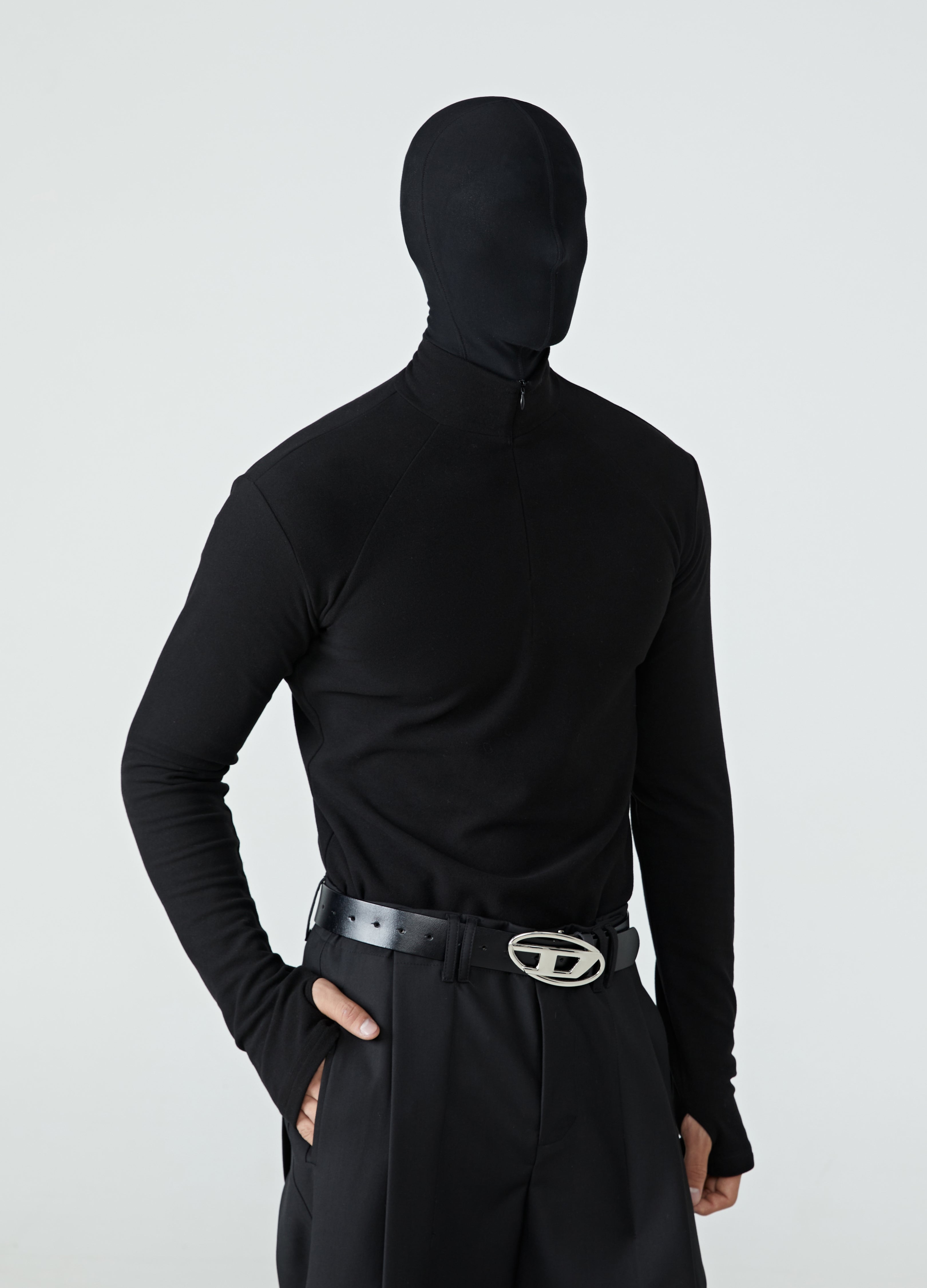 Dolcevita slim in velluto tedesco 23FW