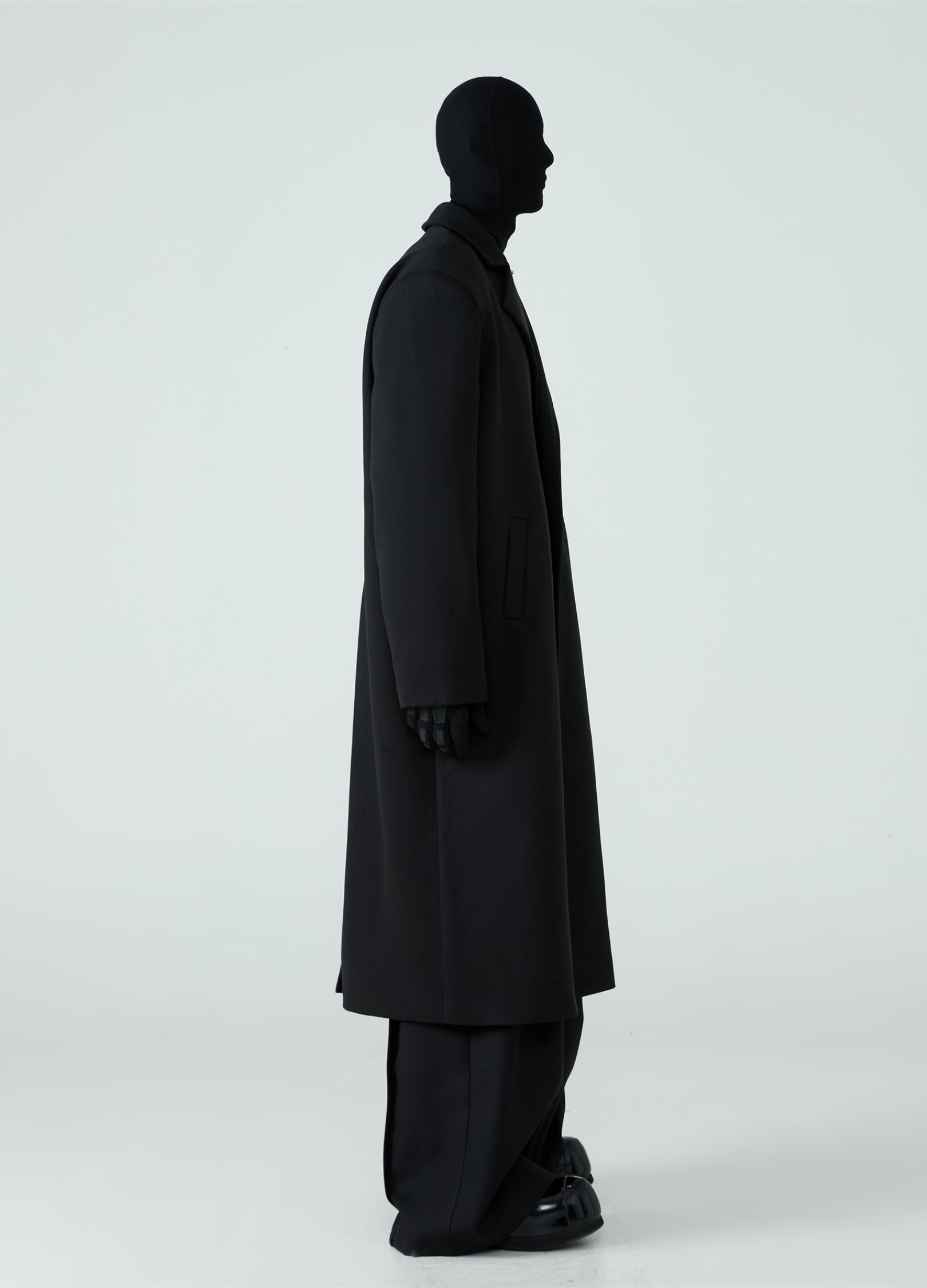 Cappotto di lana sbottonato 23FW