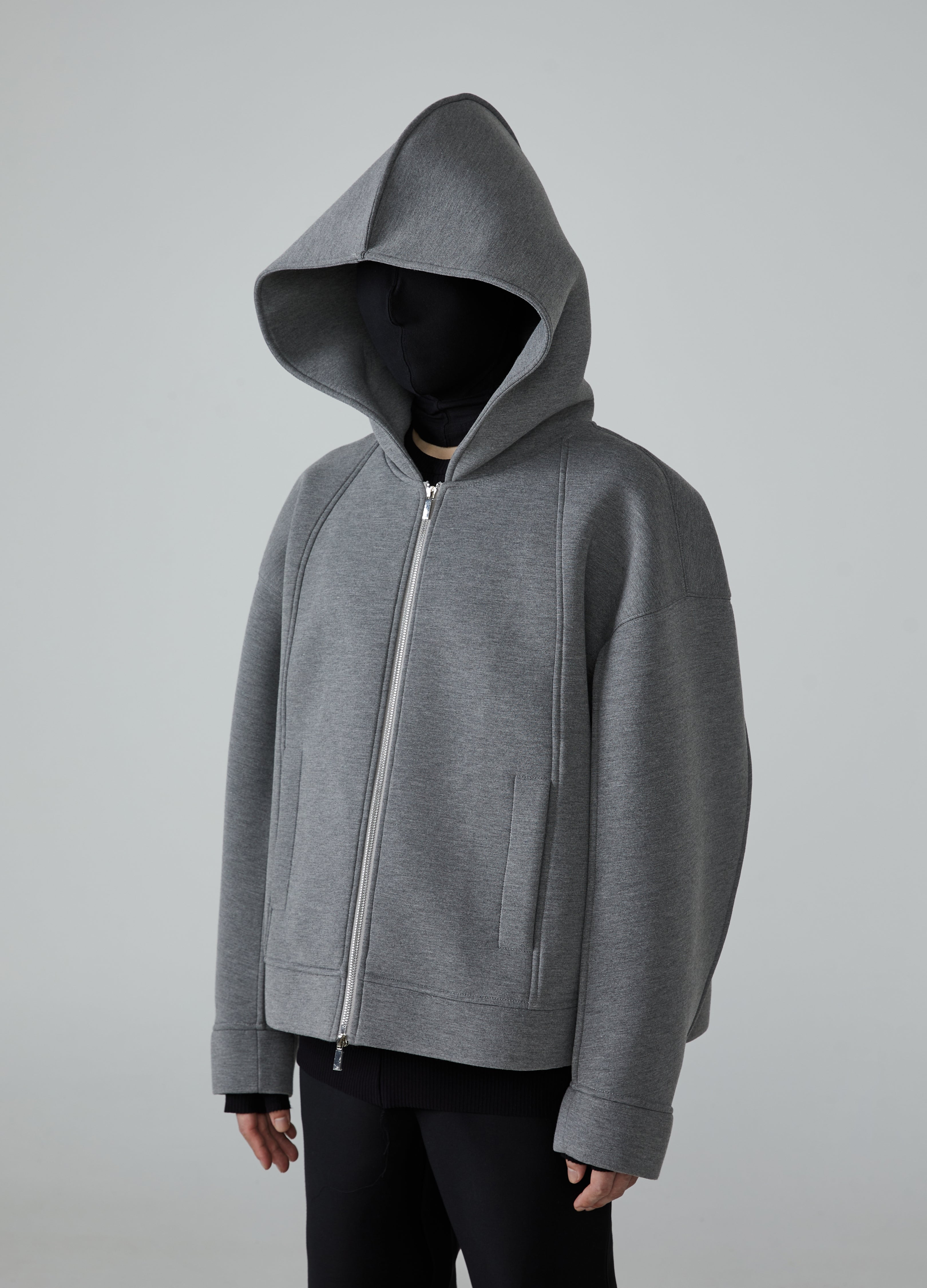 Felpa con cappuccio cardigan Nebula Drift 23FW