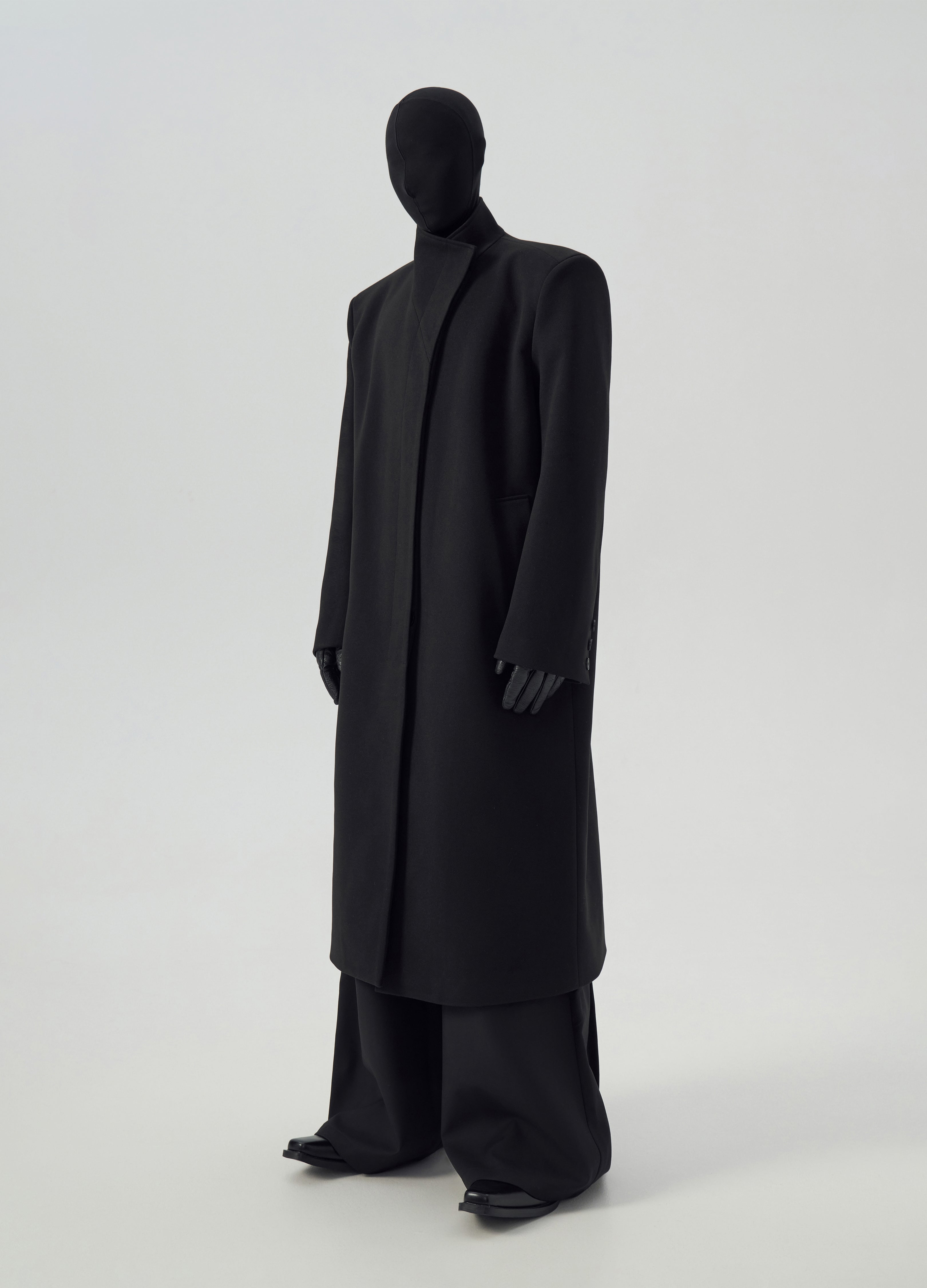 CAPPOTTO LUNGO CLASSICO CON COLLO ALTO 24FW