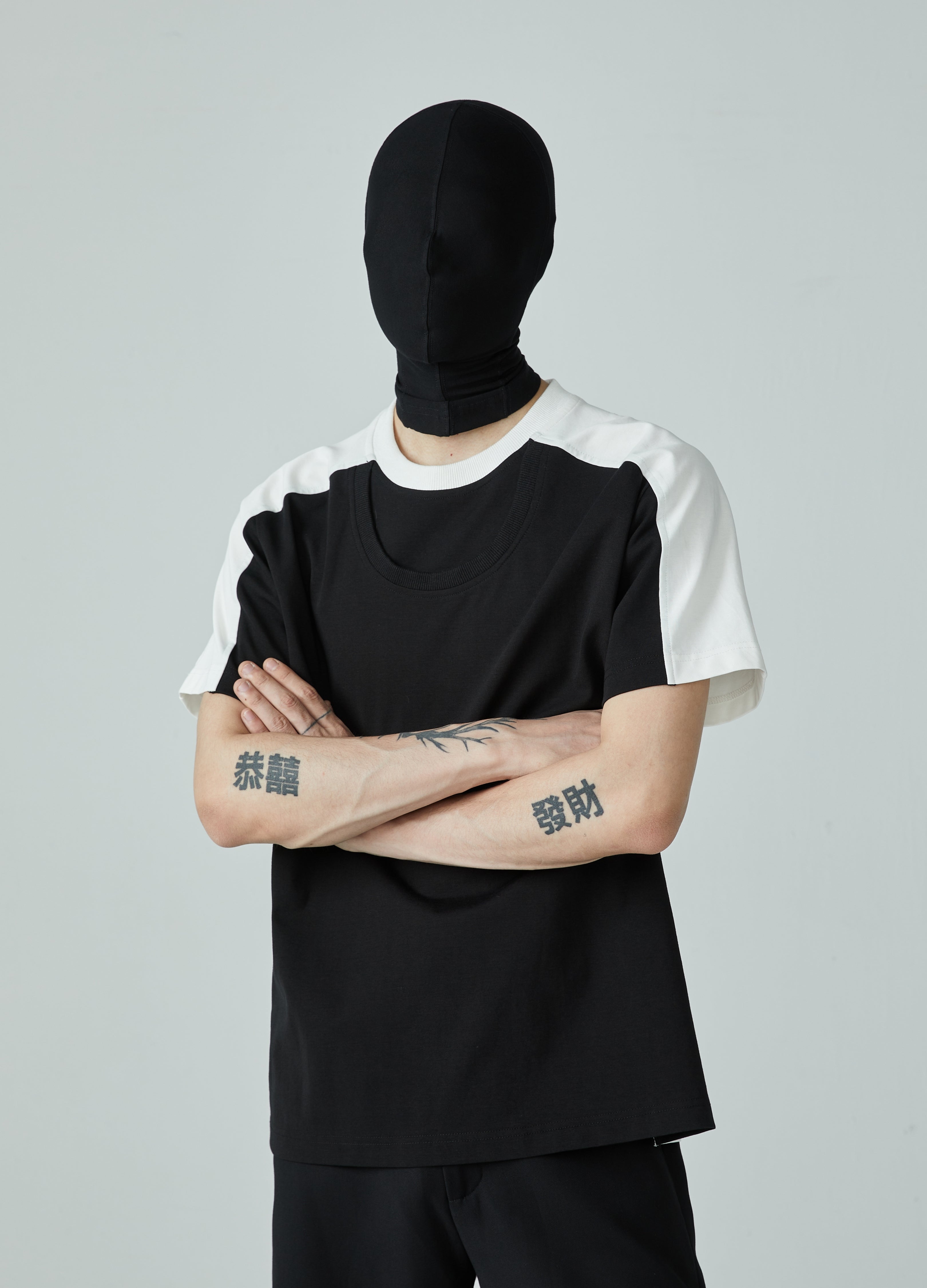 Maglietta Jin & Jang a strati finti 23FW