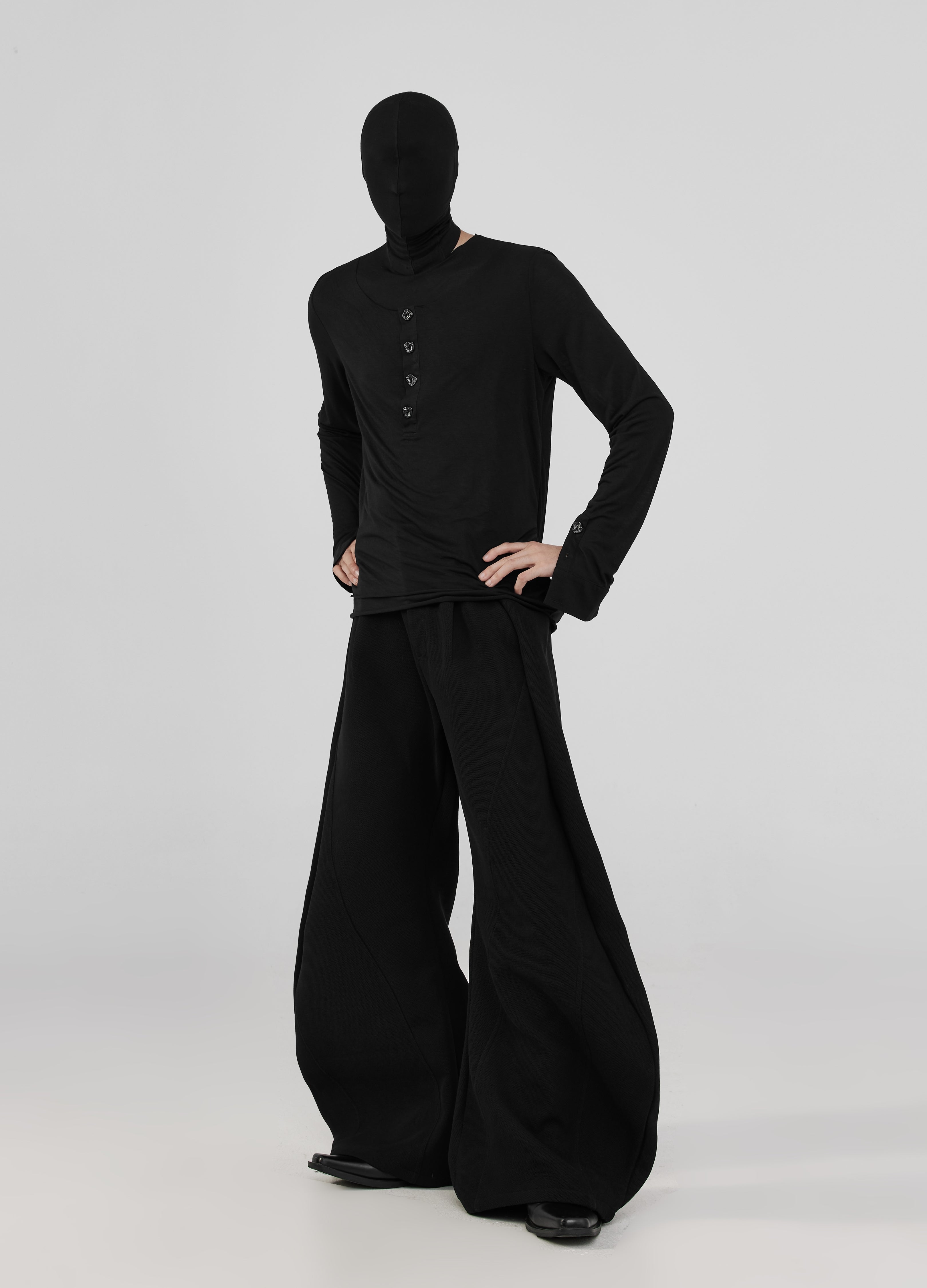 Maglia Henley a strati 24FW