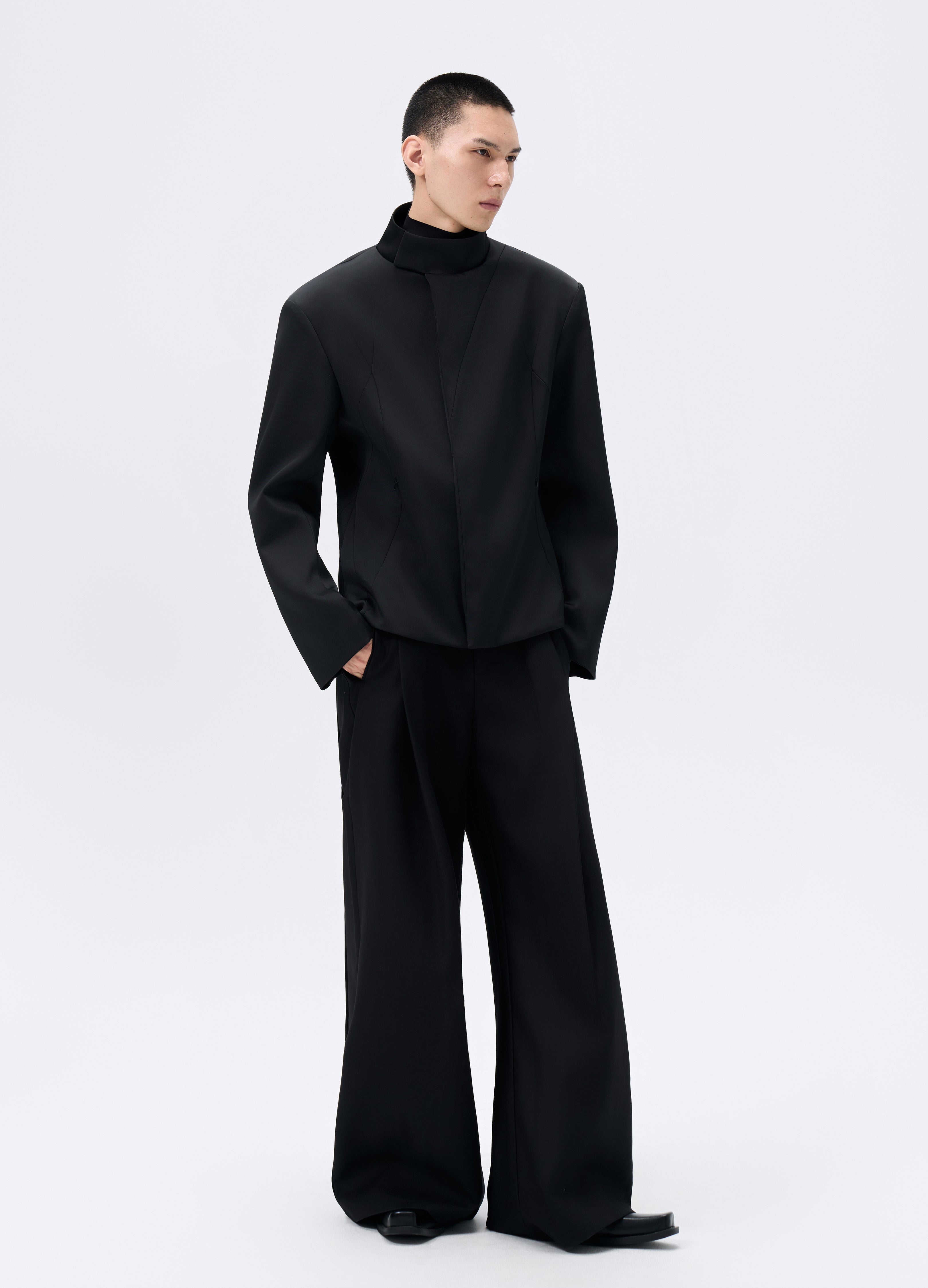 BLAZER CON ZIP A CLESSIDRA 25FW