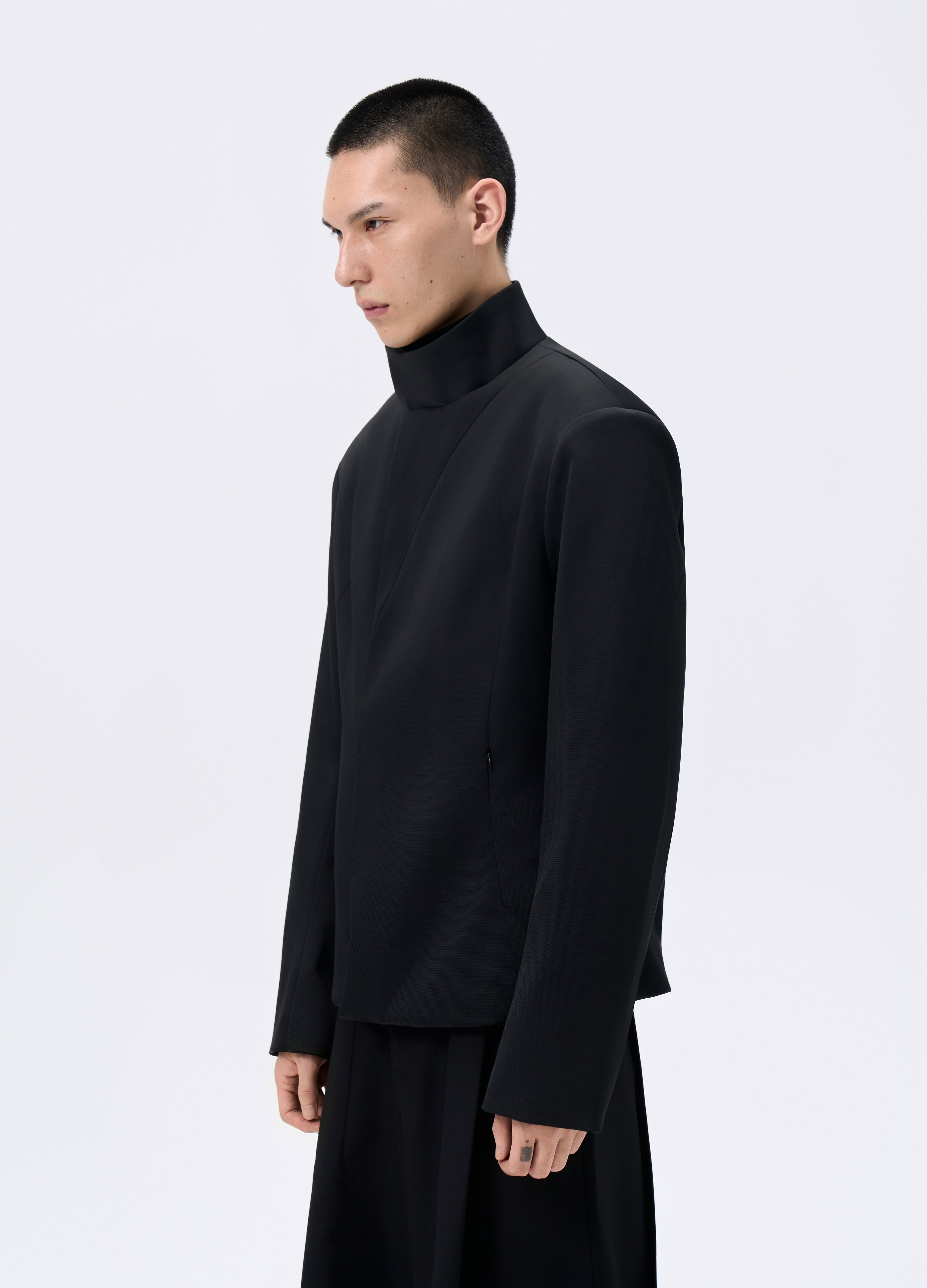 BLAZER CON ZIP A CLESSIDRA 25FW