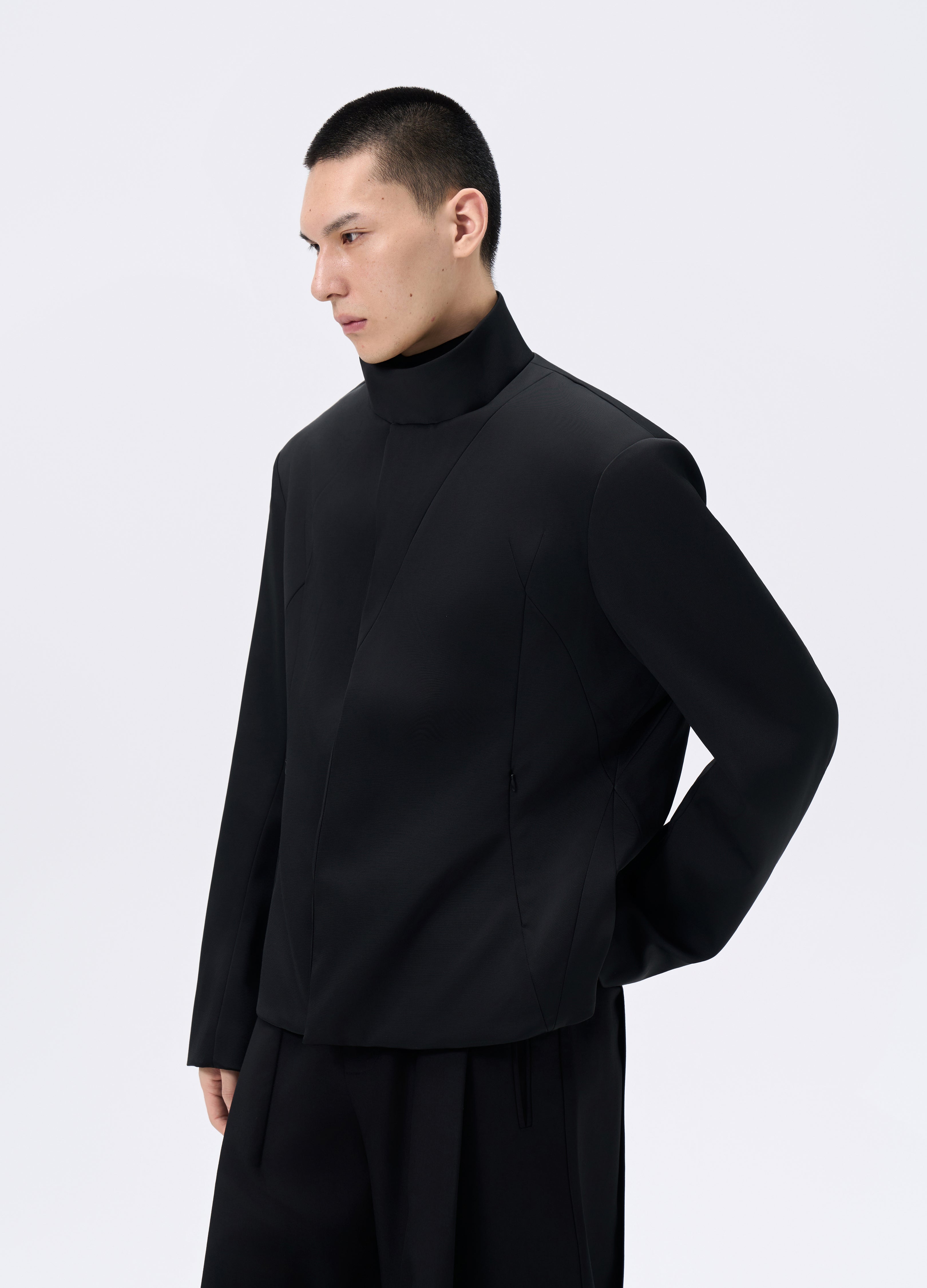 BLAZER CON ZIP A CLESSIDRA 25FW