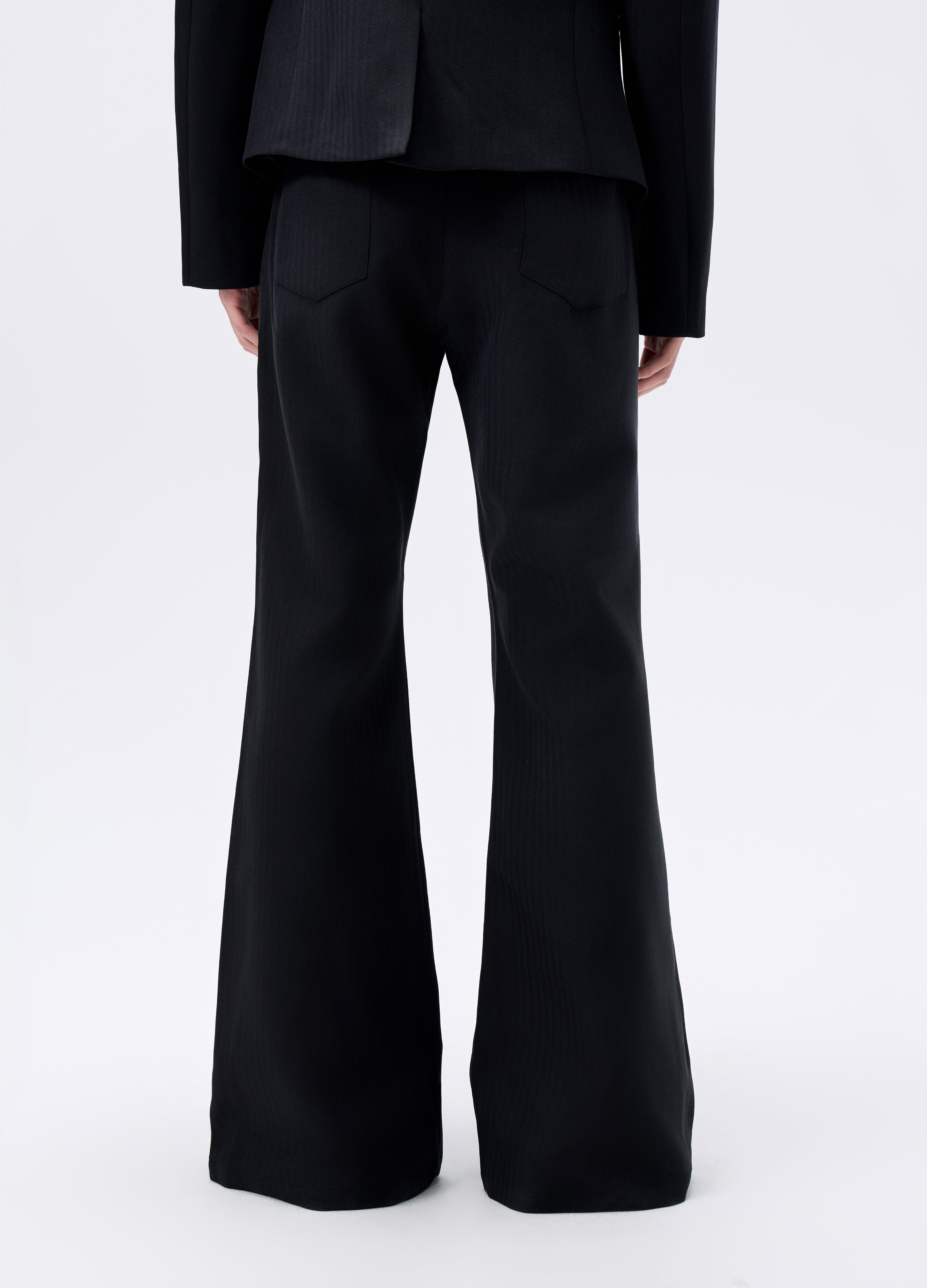 PANTALONI A ZAMPA SPINA DI PESCE 25FW