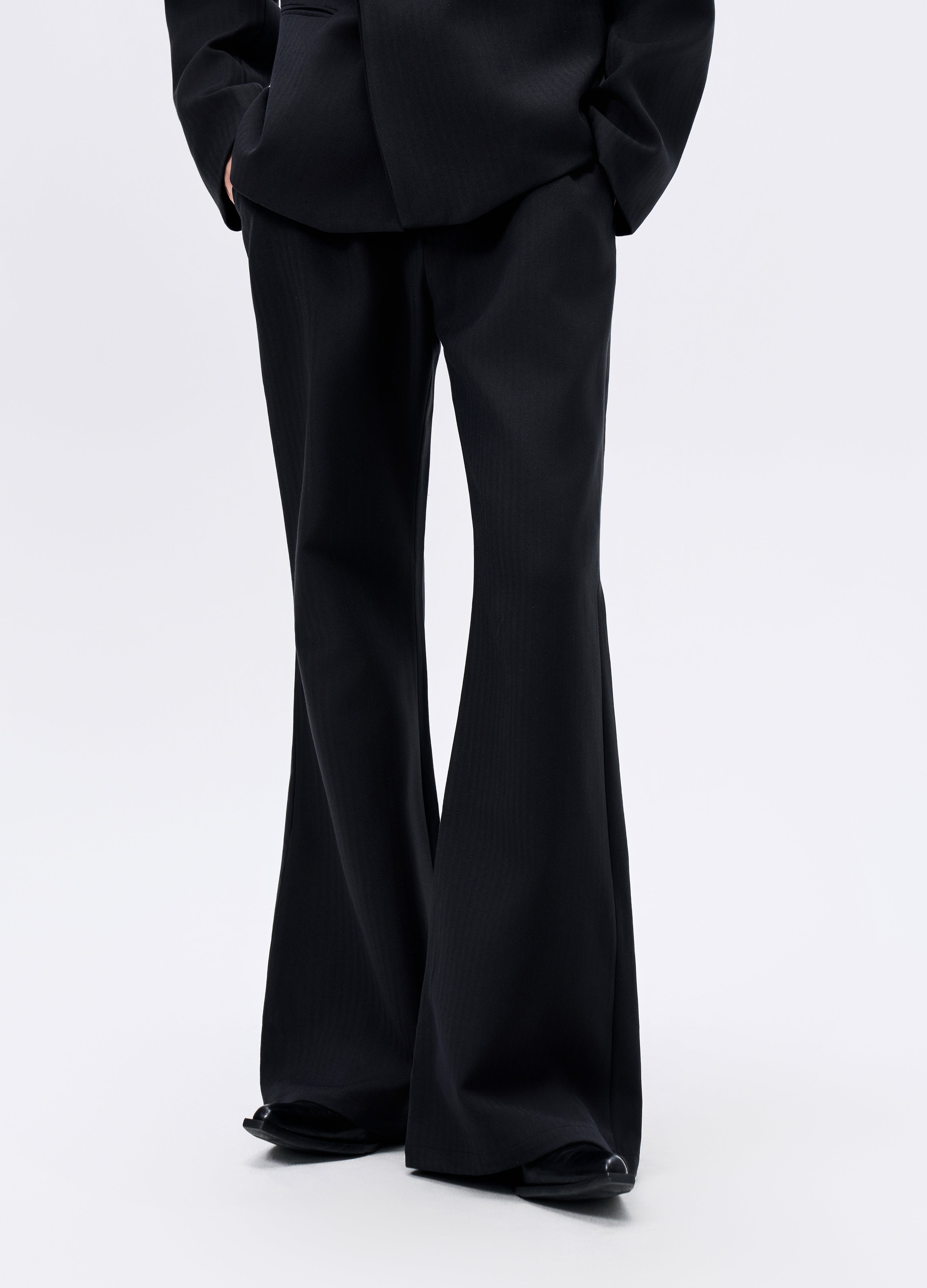 PANTALONI A ZAMPA SPINA DI PESCE 25FW