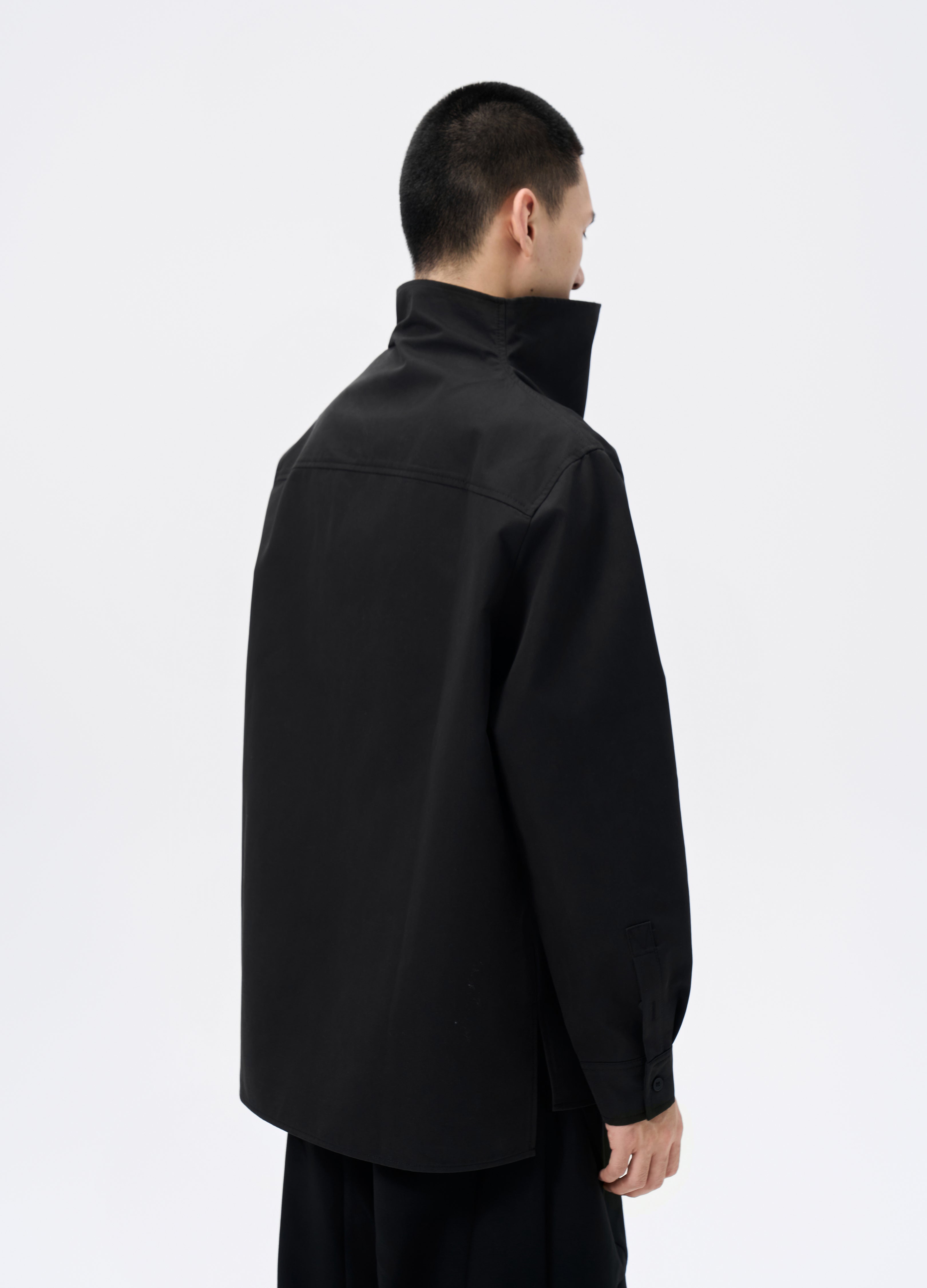 CAMICIA SHADOW A COLLO ALTO 25FW