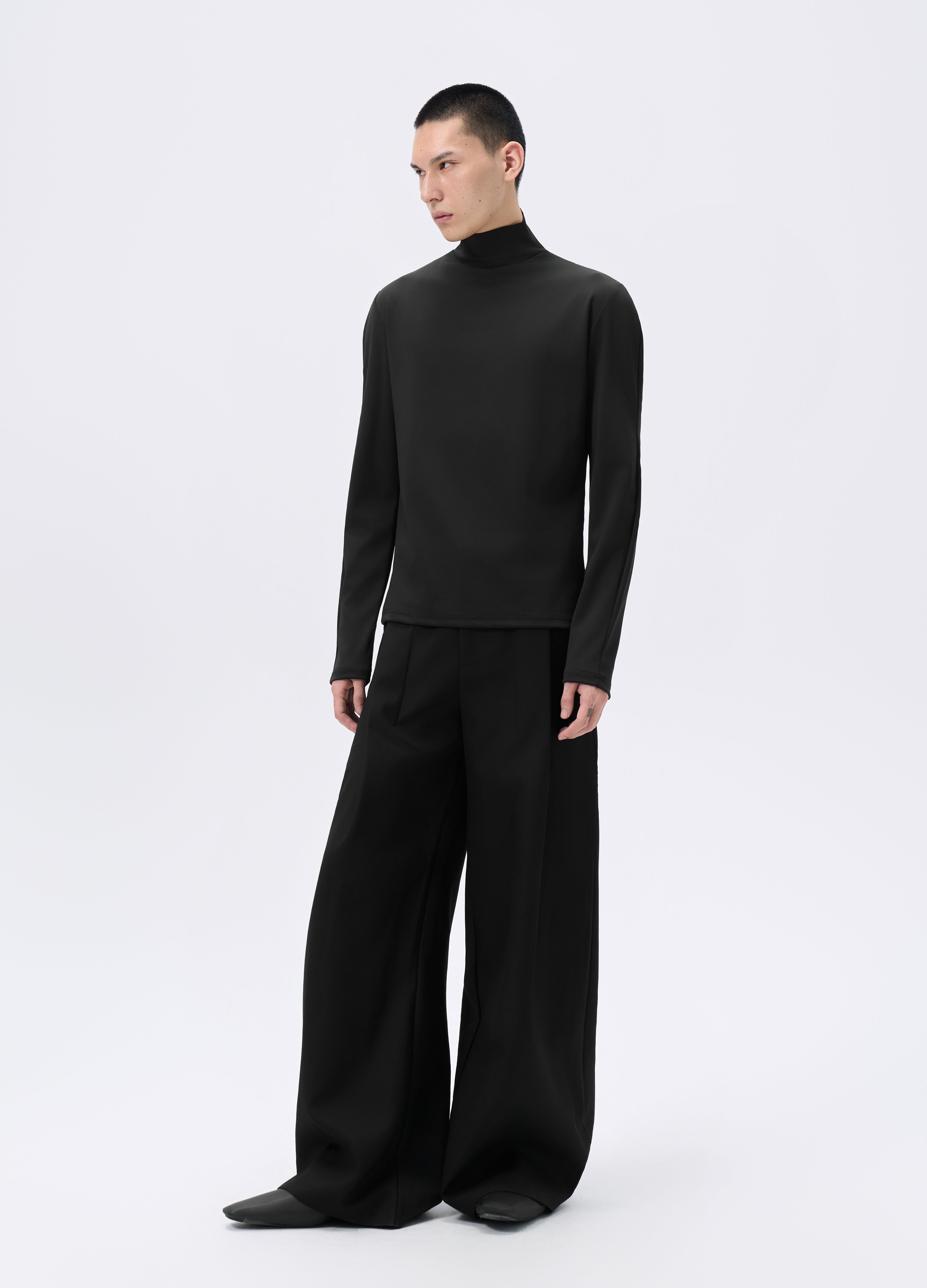 T-shirt aderente a collo alto 25FW