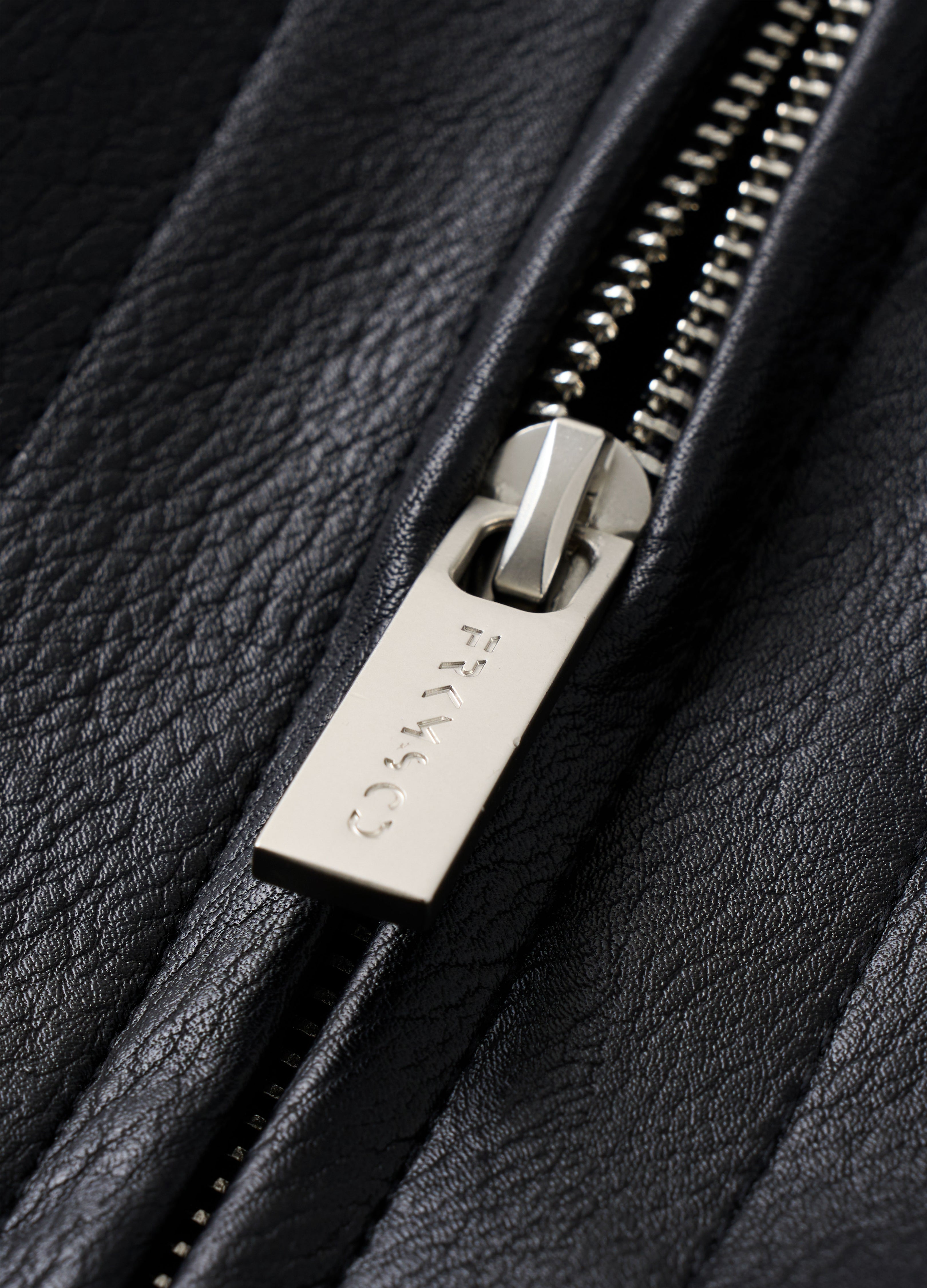 GIACCA BIKER IN PELLE DECOSTRUITA 25FW