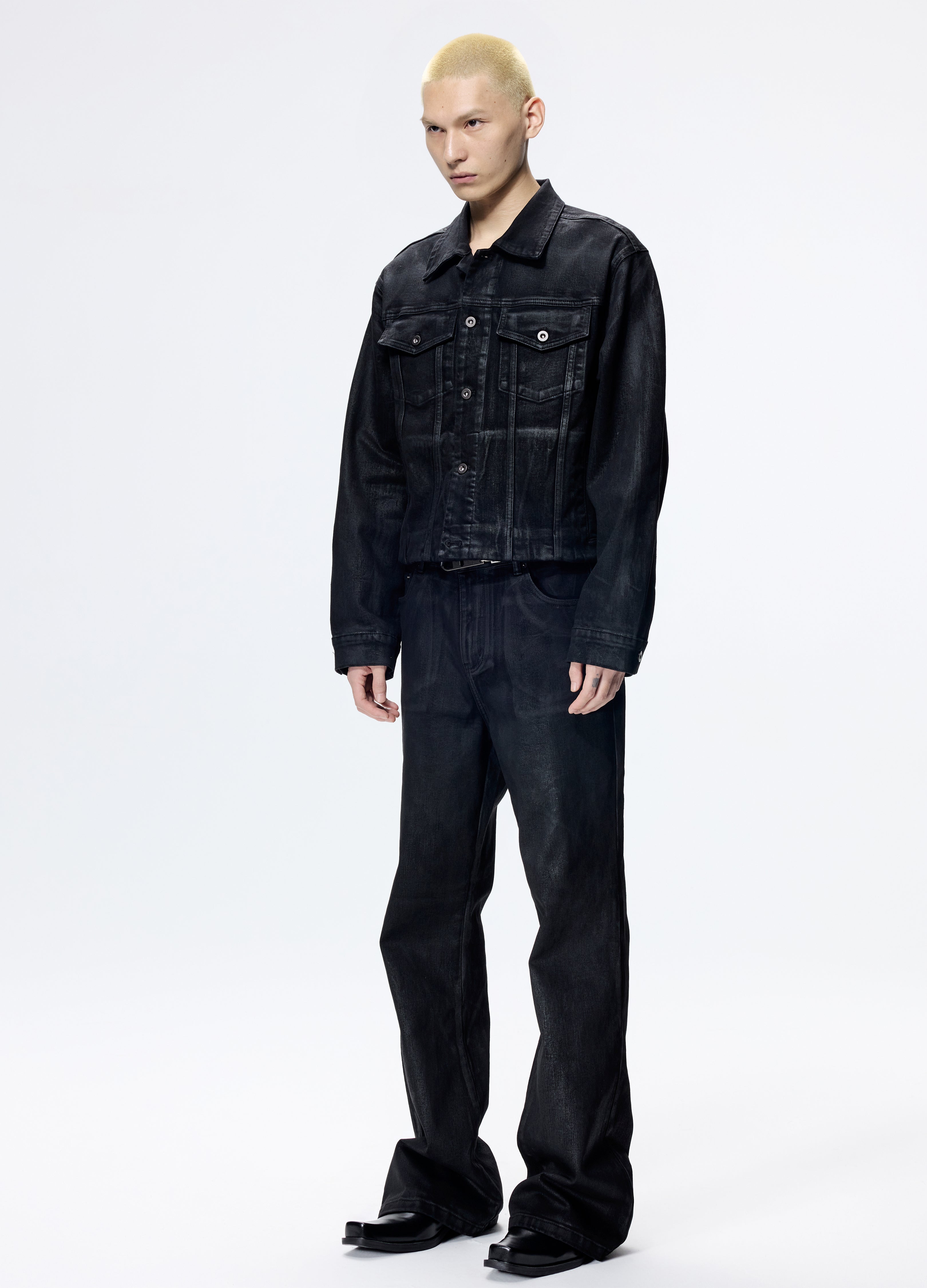25FW HAND-WAXED DENIM JACKET