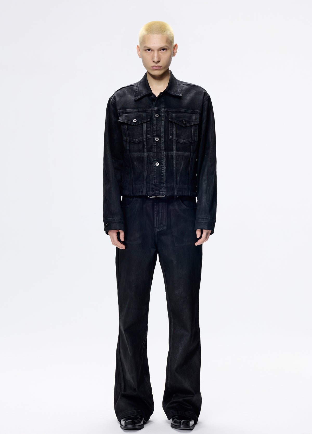 25FW HAND-WAXED DENIM JACKET
