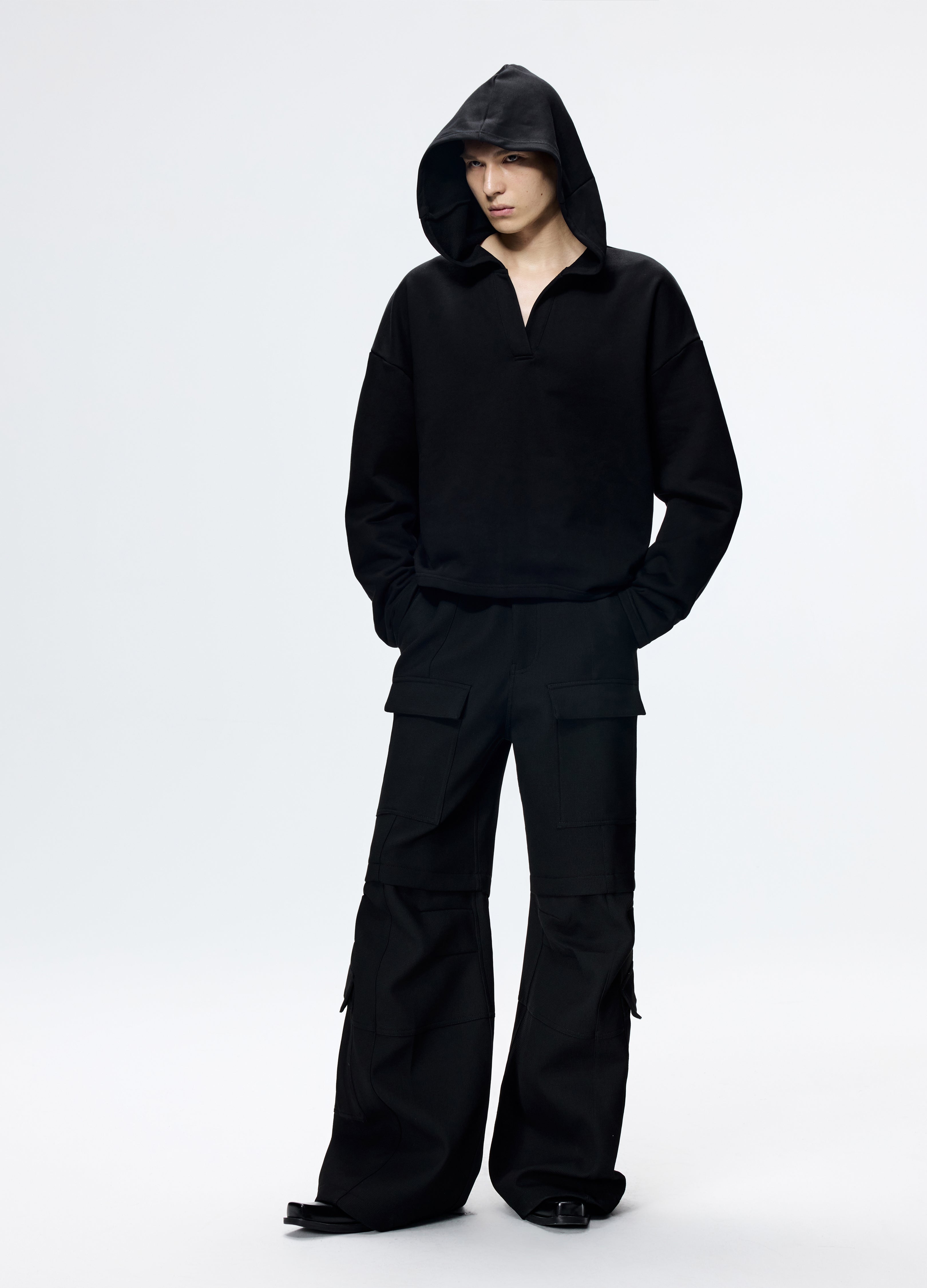 25FW ASSASSIN HOODED CARDIGAN