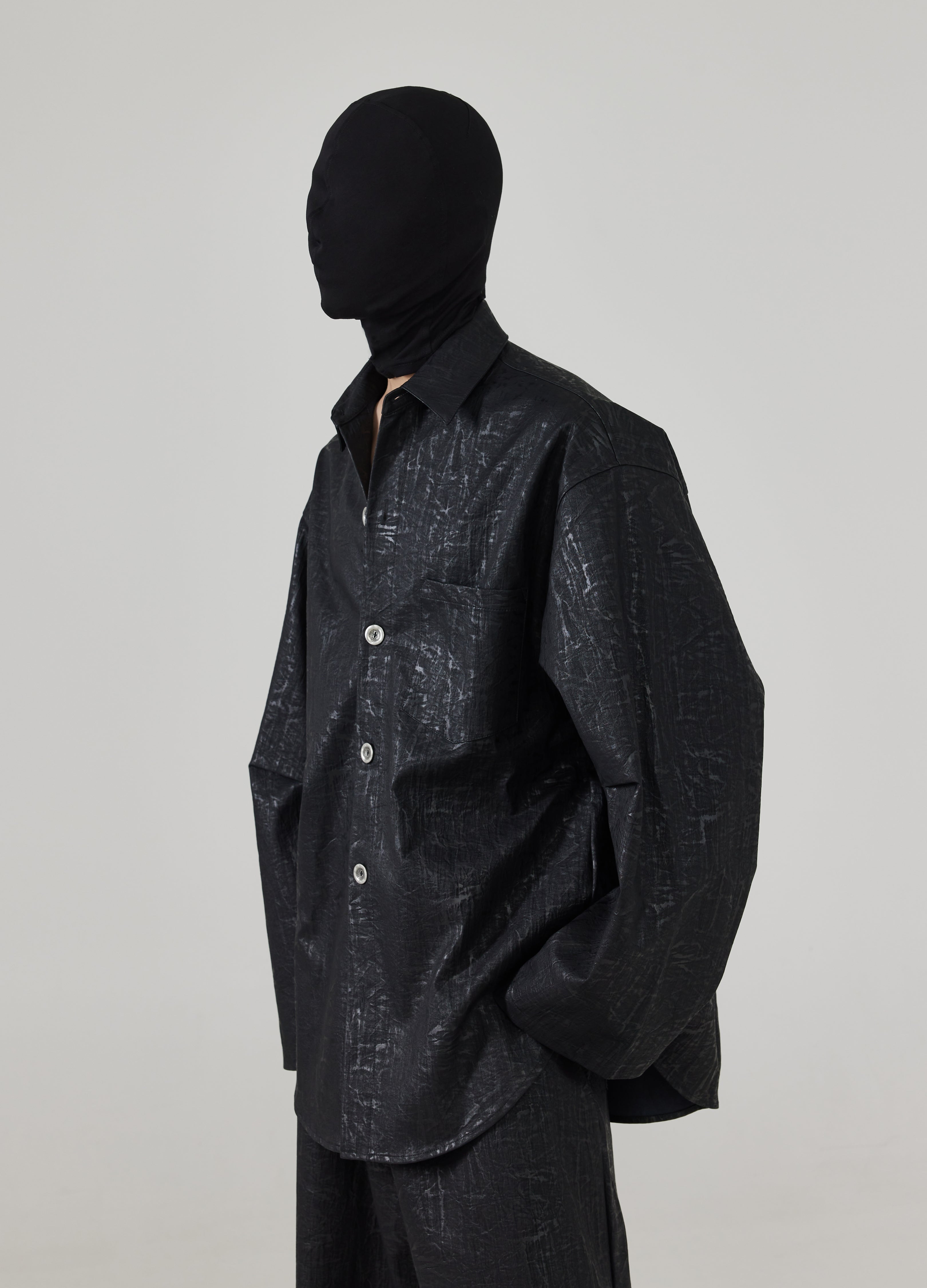 Camicia cerata Command 24FW