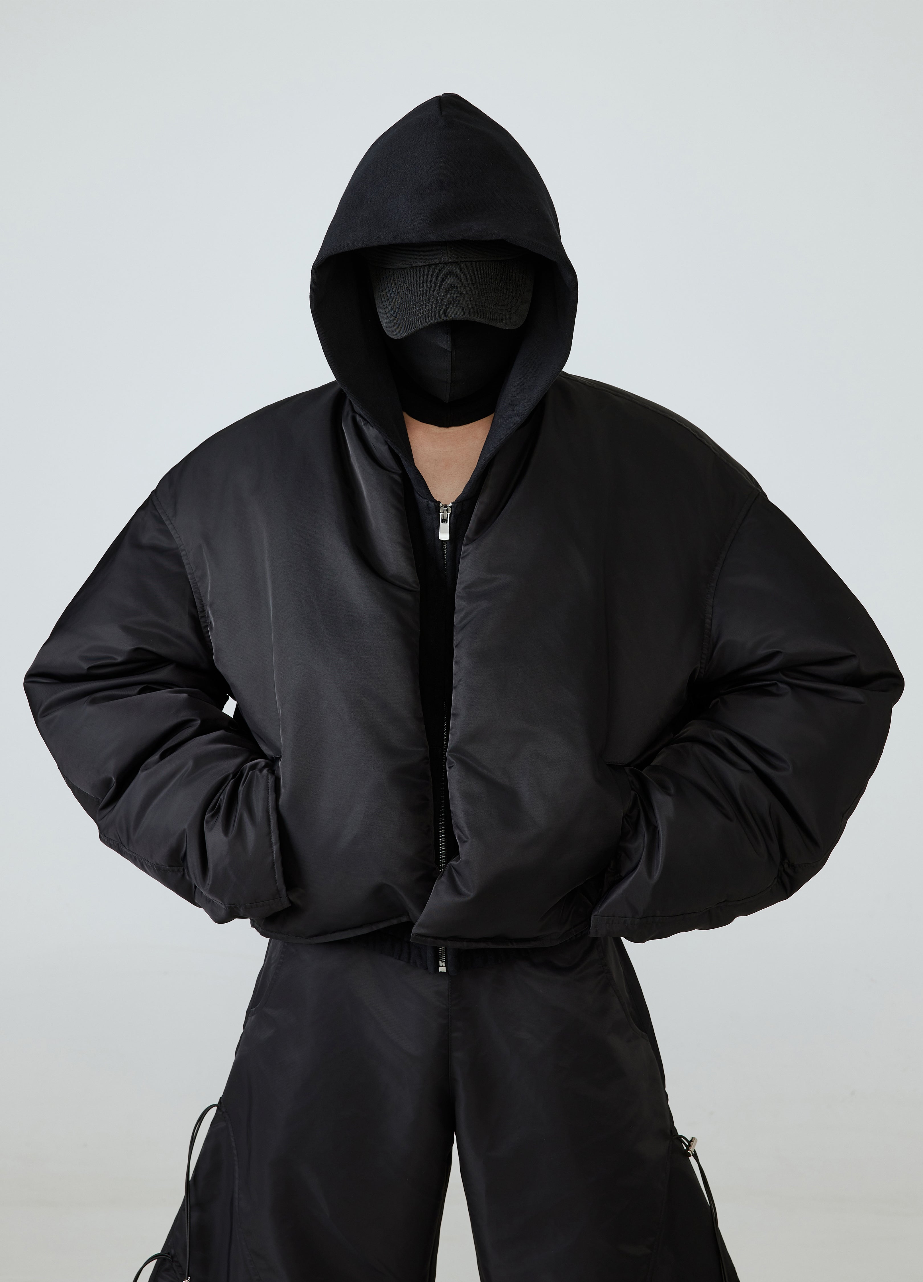 GIACCA IN PIUMINO NERO 24FW