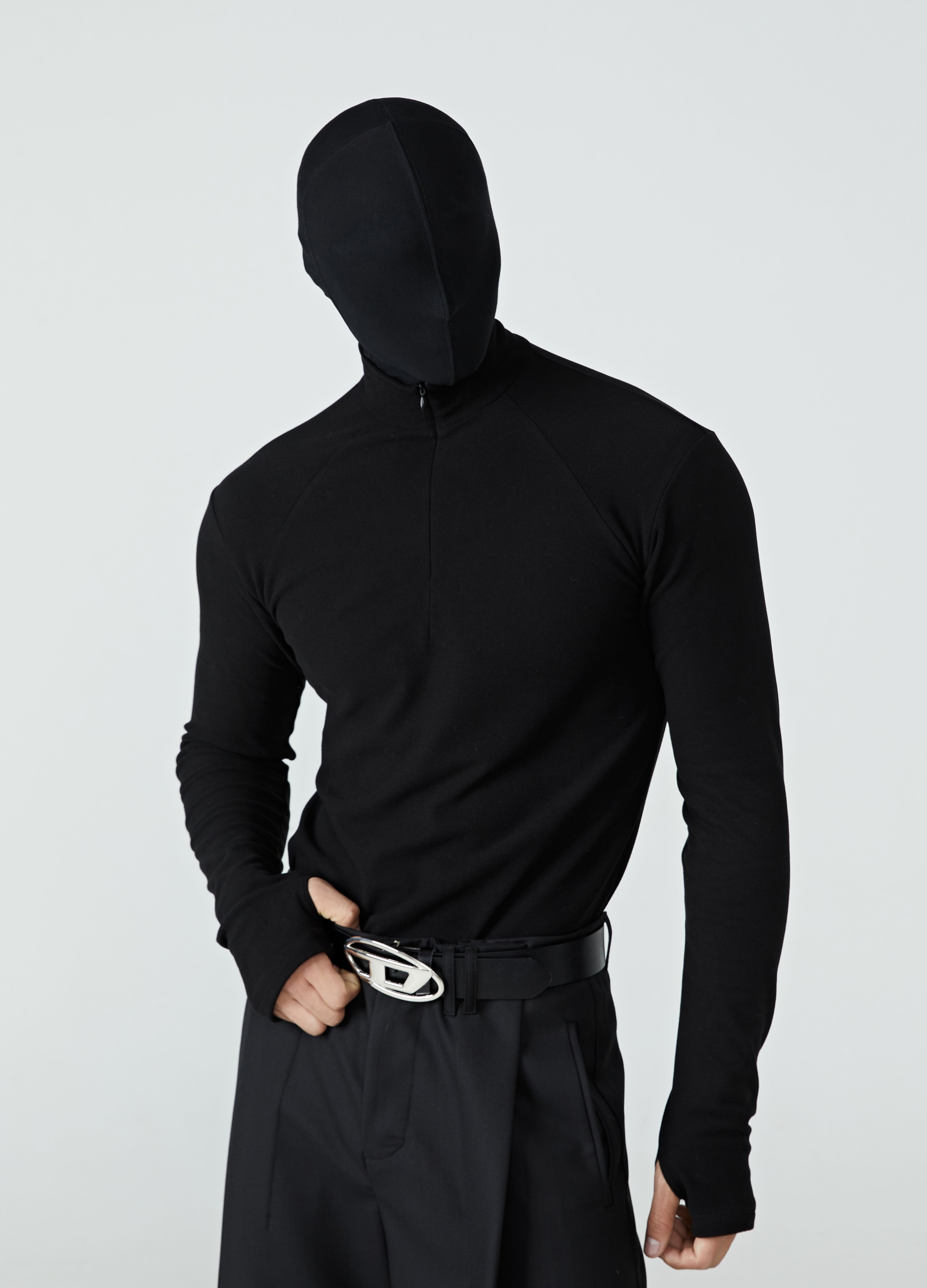 Dolcevita slim in velluto tedesco 23FW