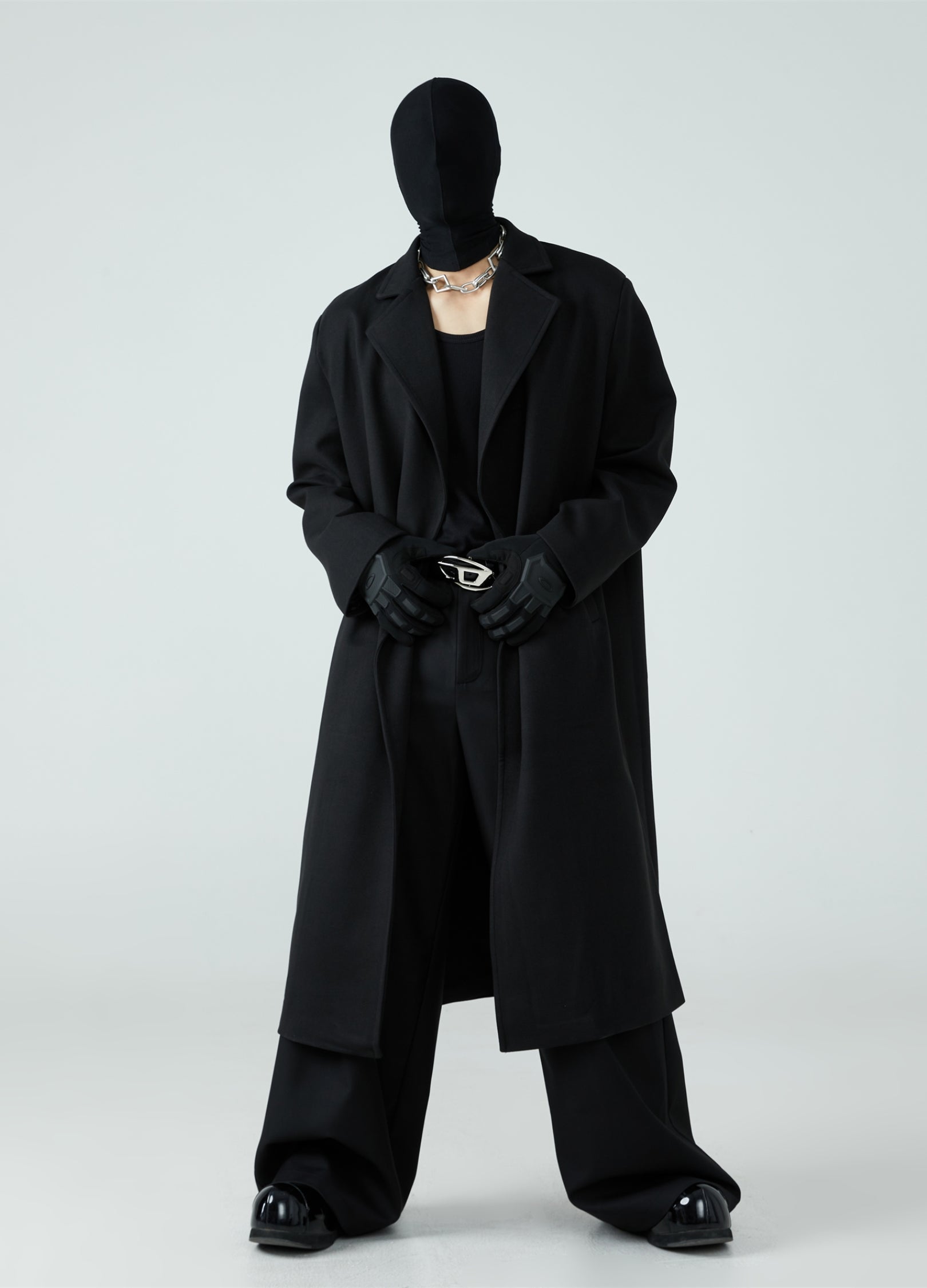 Cappotto di lana sbottonato 23FW