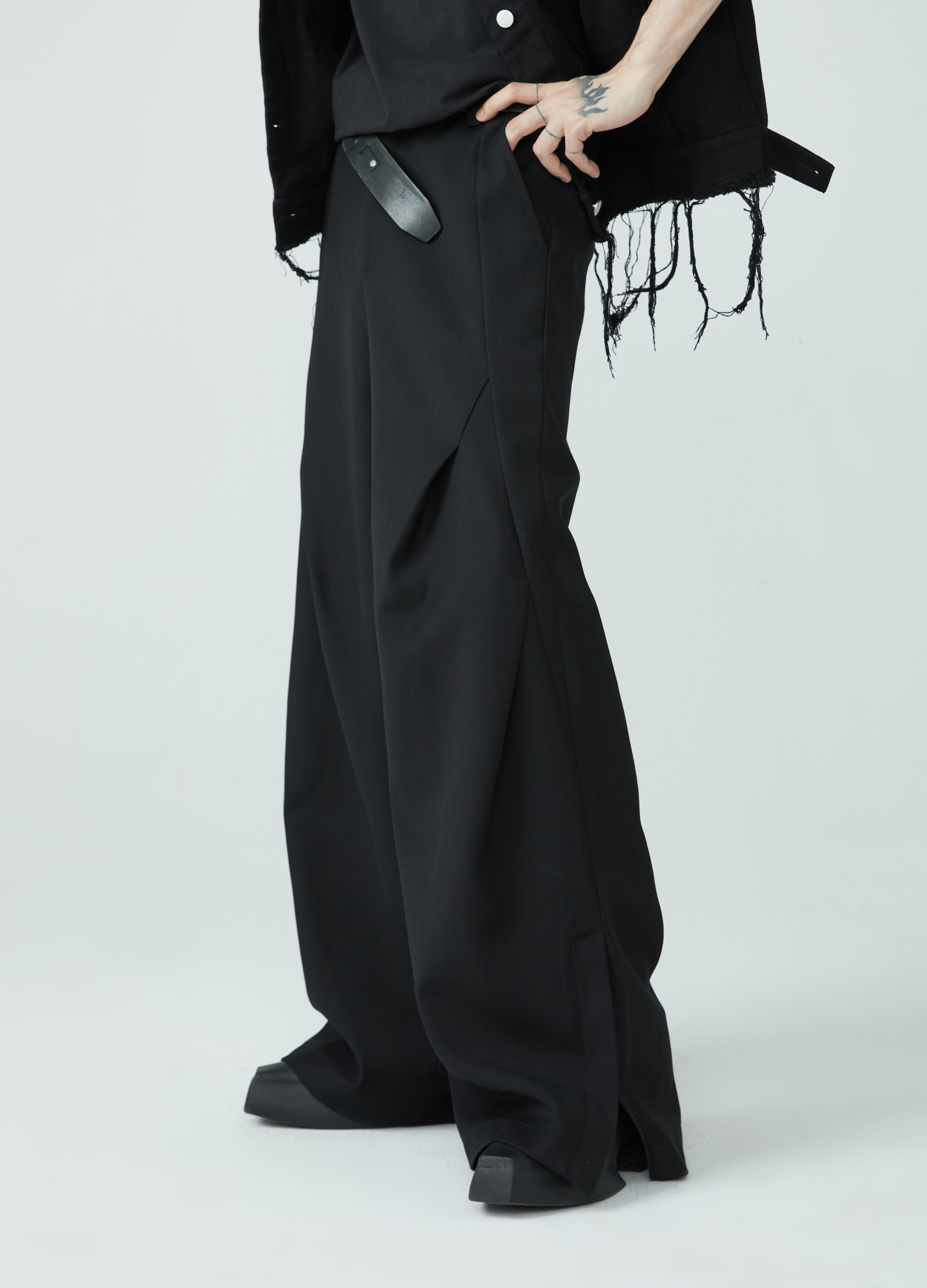 Pantaloni a gamba larga Guochao 23SS