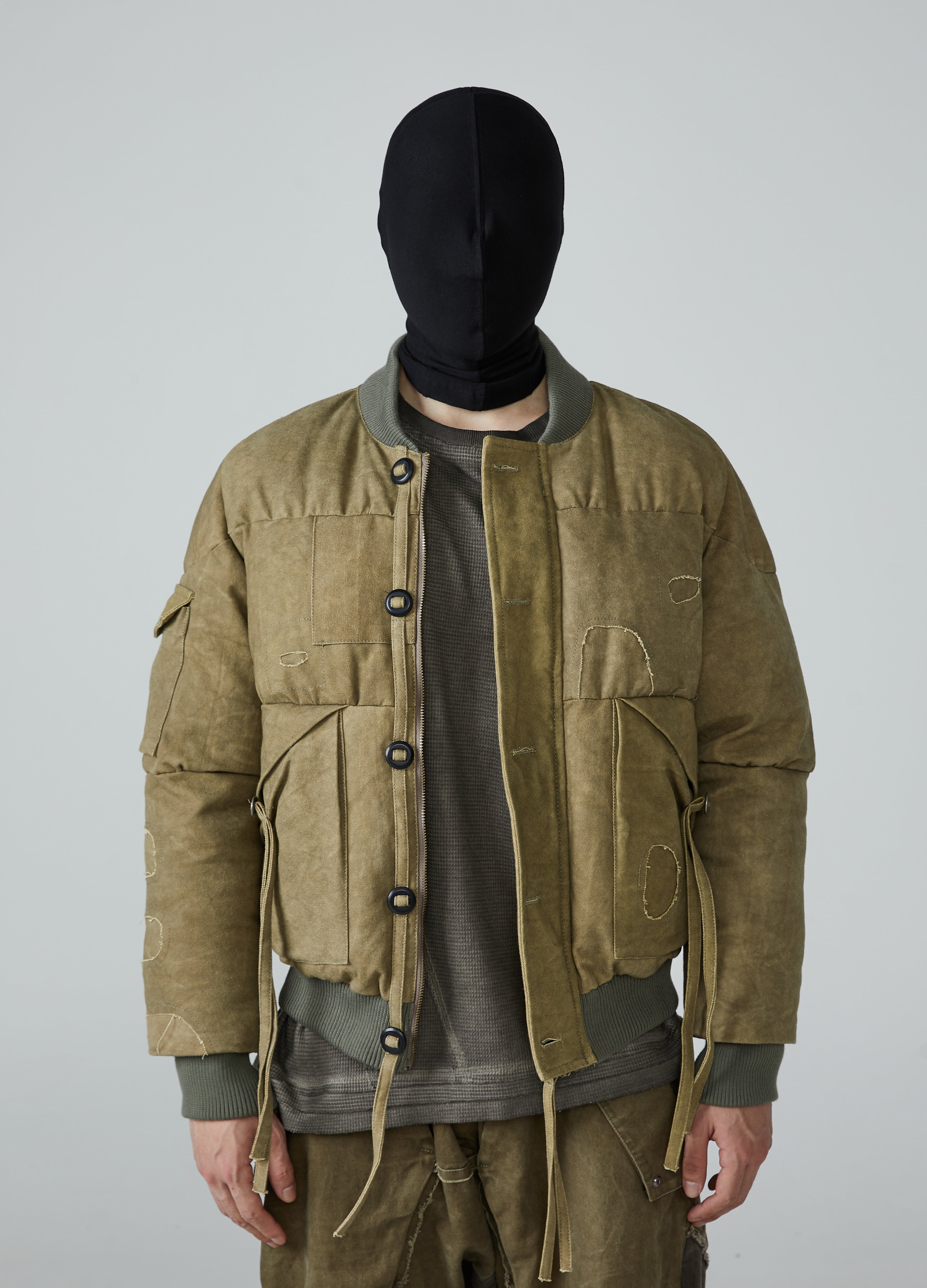 Giacca imbottita Wasteland con nastri