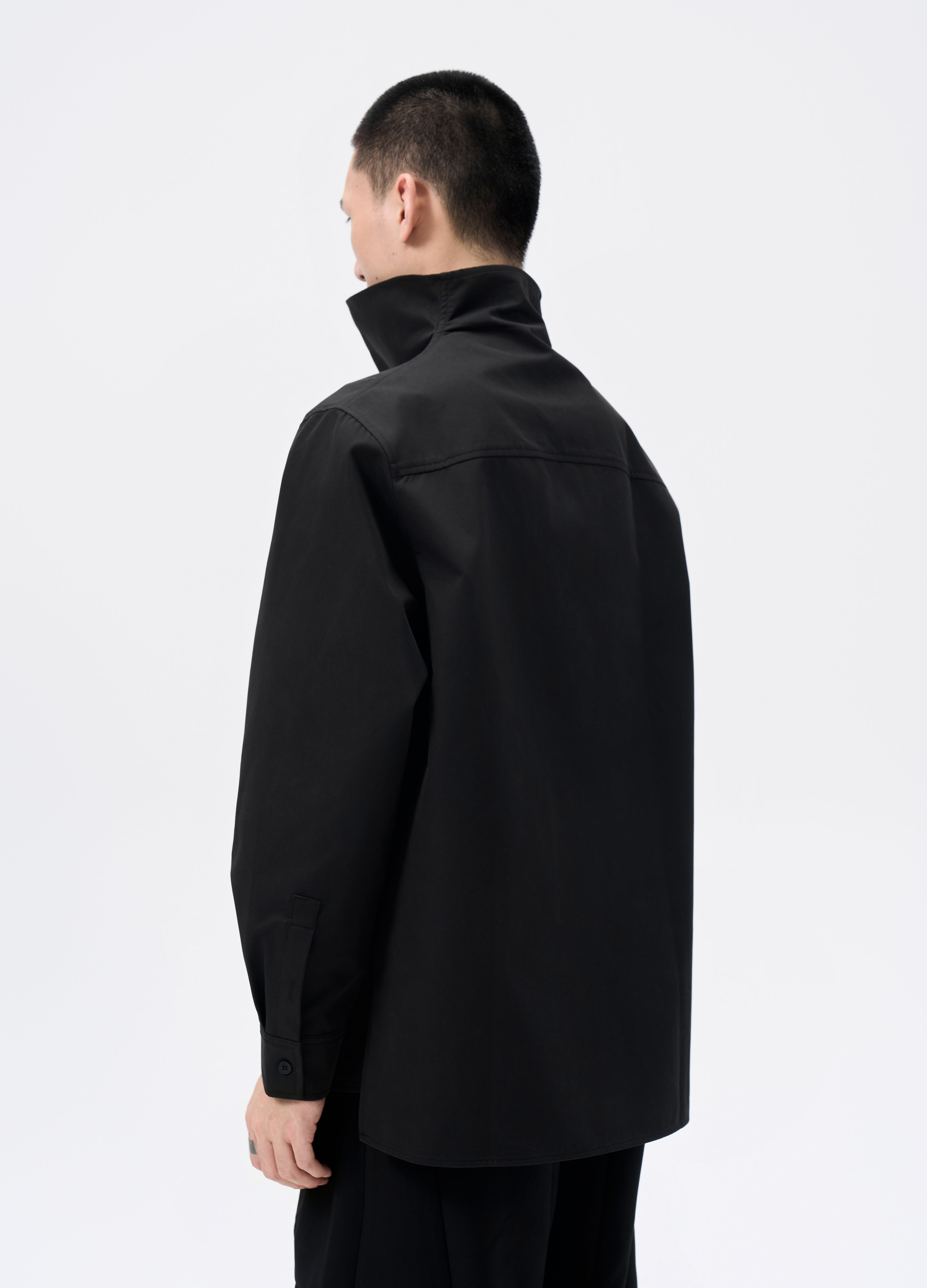 CAMICIA SHADOW A COLLO ALTO 25FW